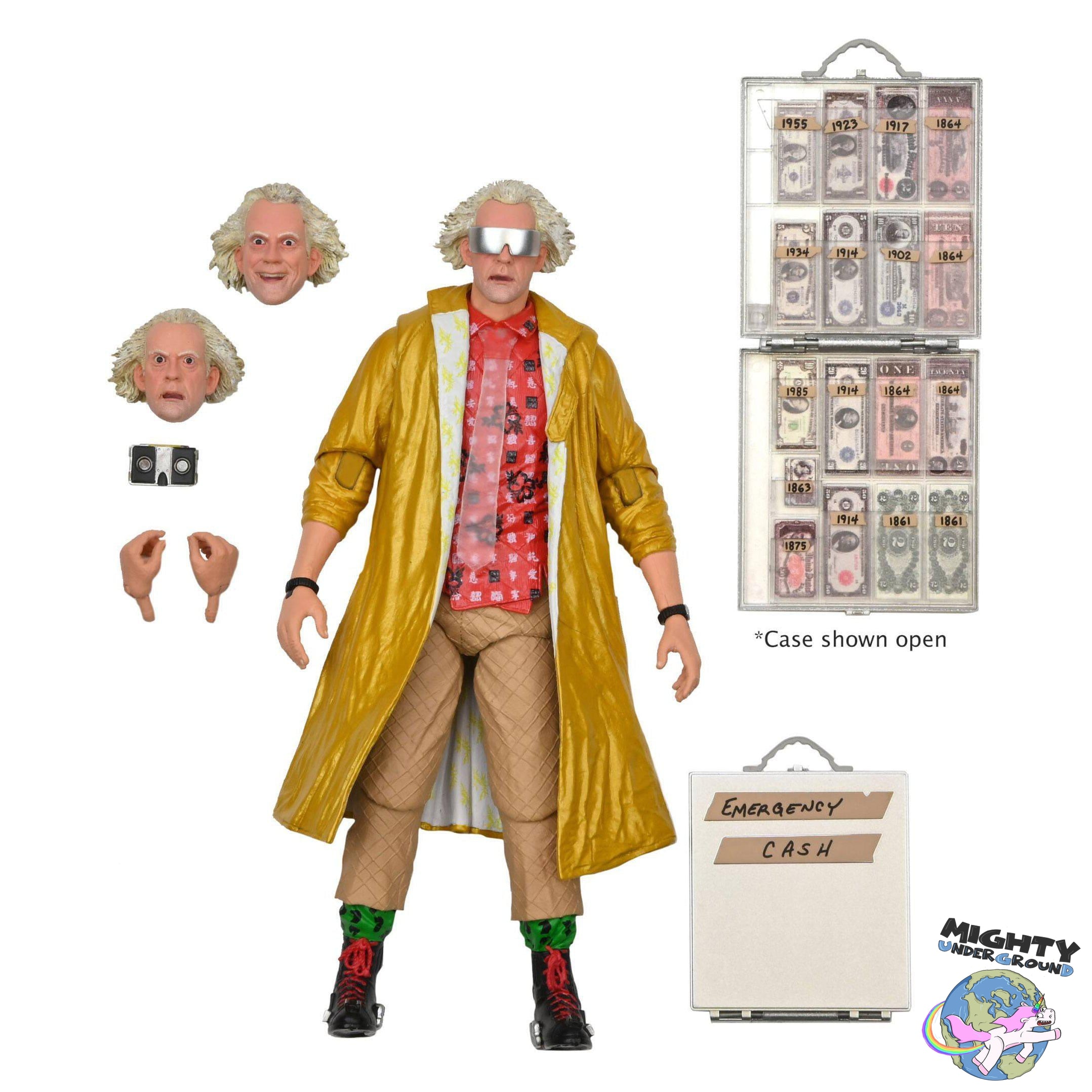 Back to the Future 2: Ultimate Doc Brown (2015)-Actionfiguren-NECA-Mighty Underground