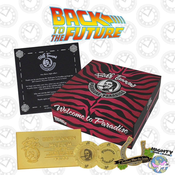 Back to the Future: Biff Tannen's Pleasure Paradise - Premium Replik Box-Merchandise-FaNaTtik-Mighty Underground