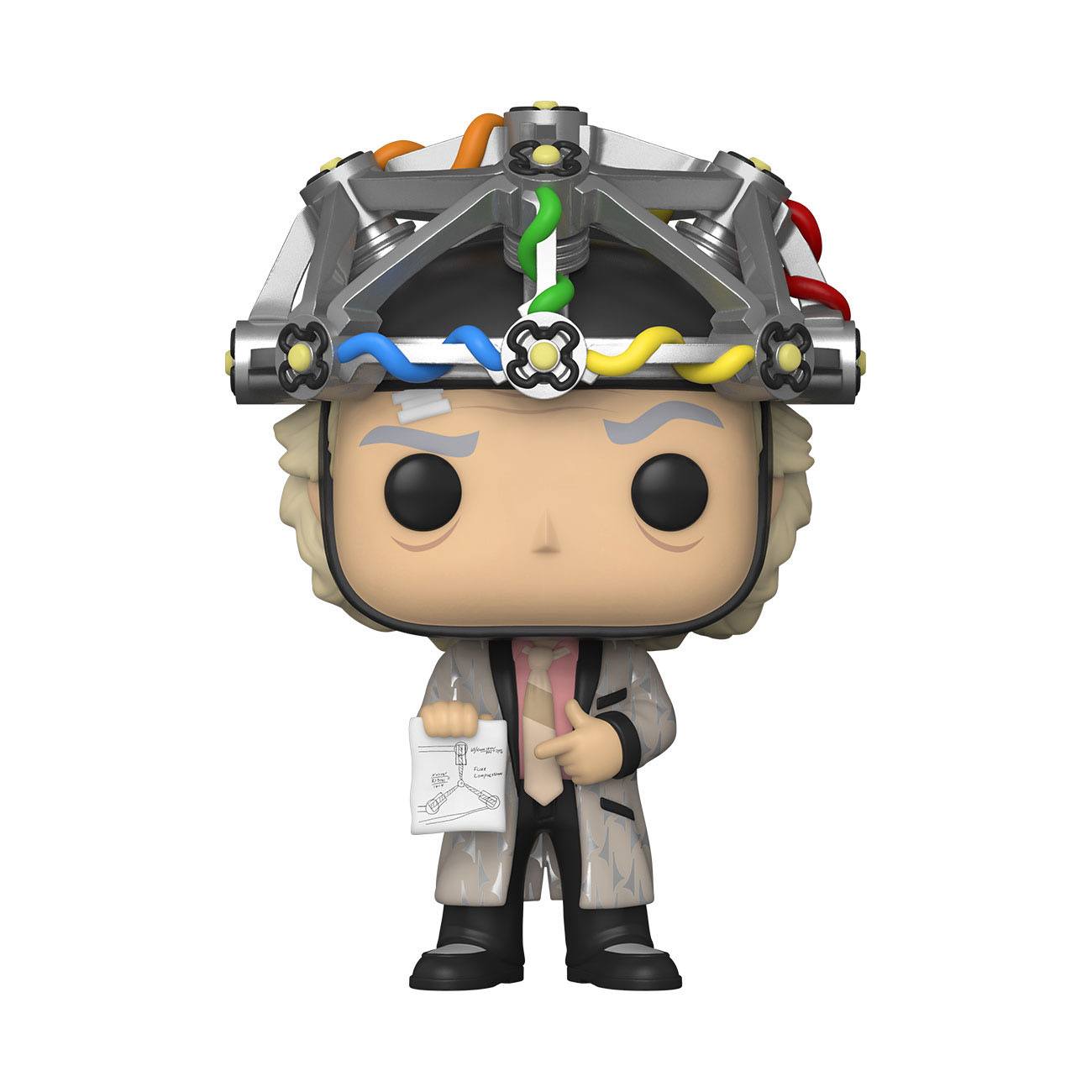 Back to the Future: Doc with Helmet (GitD) - POP! & Tee-POP! + Funkos-Funko-Mighty Underground