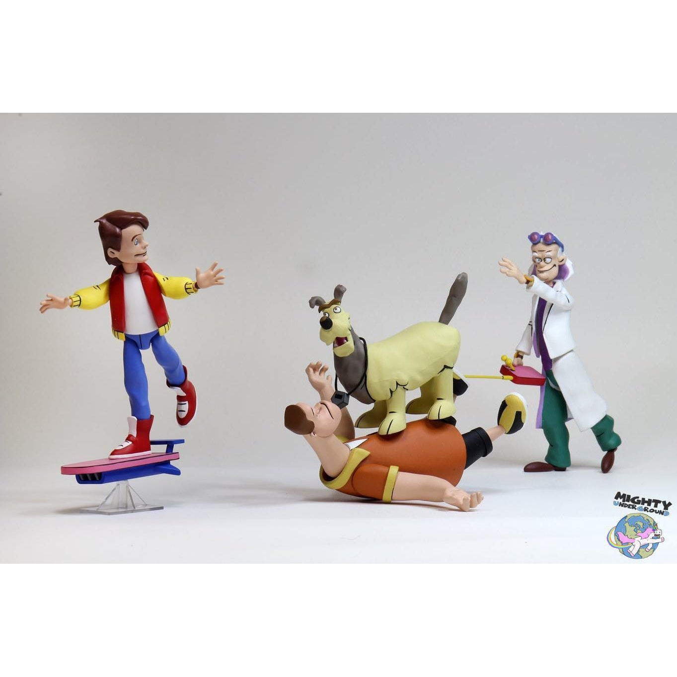 Back to the Future (Toony Classics): Doc and Einstein-Actionfiguren-NECA-mighty-underground