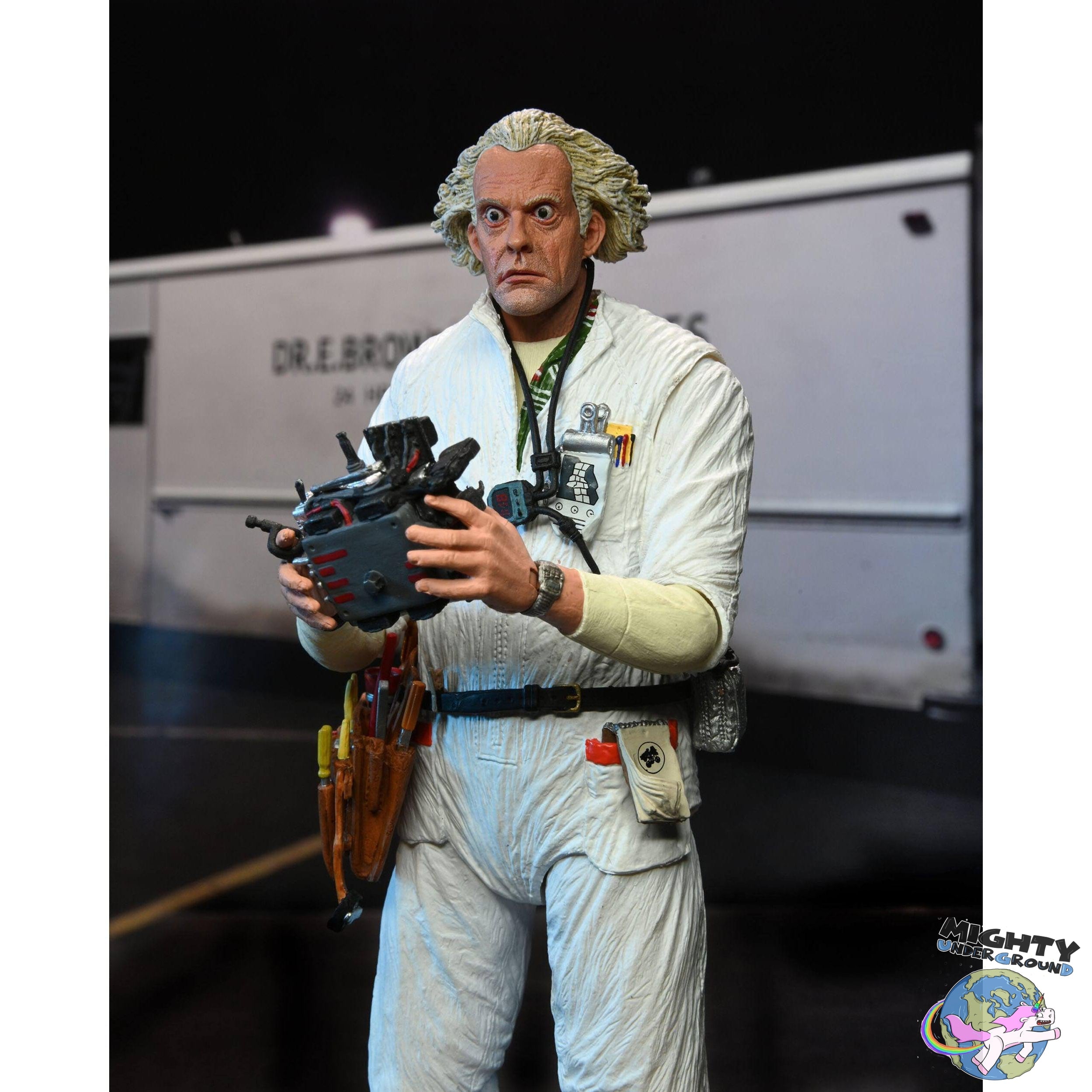 Back to the Future: Ultimate Doc Brown (1984)-Actionfiguren-NECA-Mighty Underground