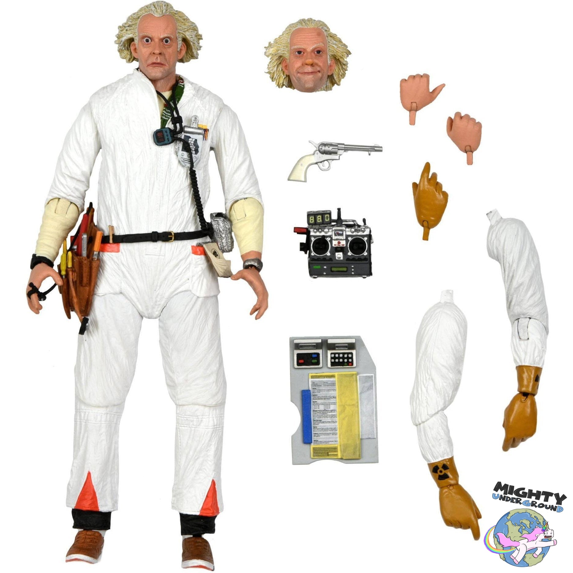 Back to the Future: Ultimate Doc Brown (1984)-Actionfiguren-NECA-Mighty Underground