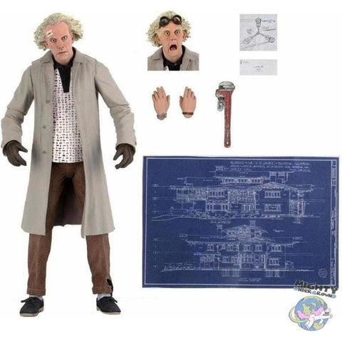Back to the Future: Ultimate Doc Brown-Actionfiguren-NECA-Mighty Underground