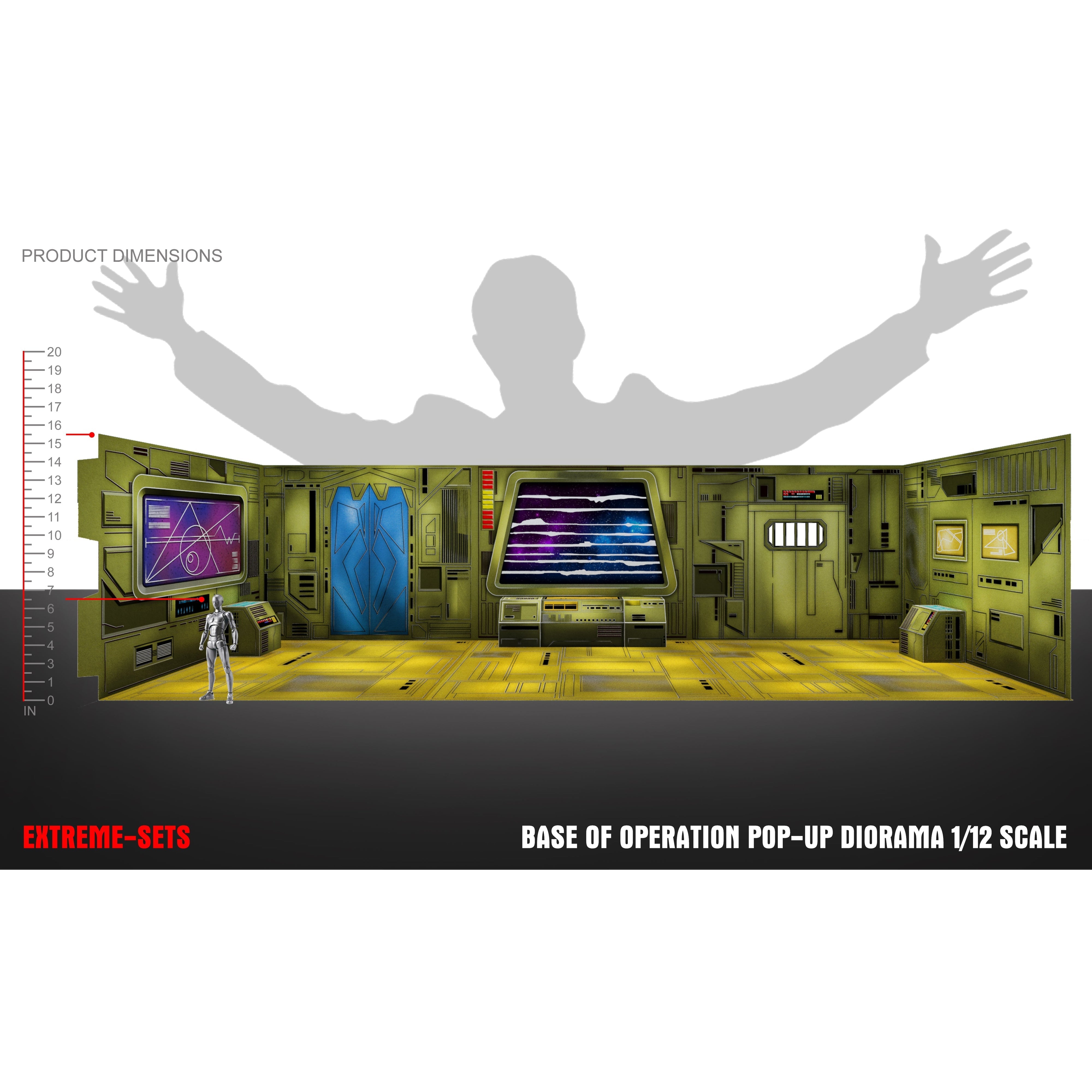 Base of Operation Pop-Up - Diorama - 1/12-Actionfiguren-Extreme Sets-Mighty Underground