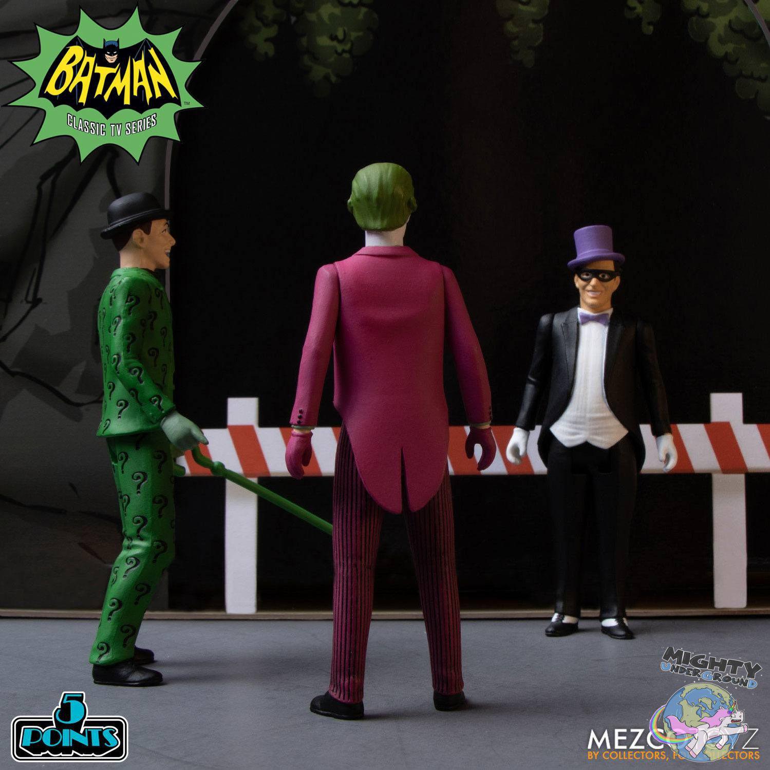 Batman (1966): Classic TV Series Deluxe Box Set VORBESTELLUNG!-Actionfiguren-Mezco Toys-mighty-underground