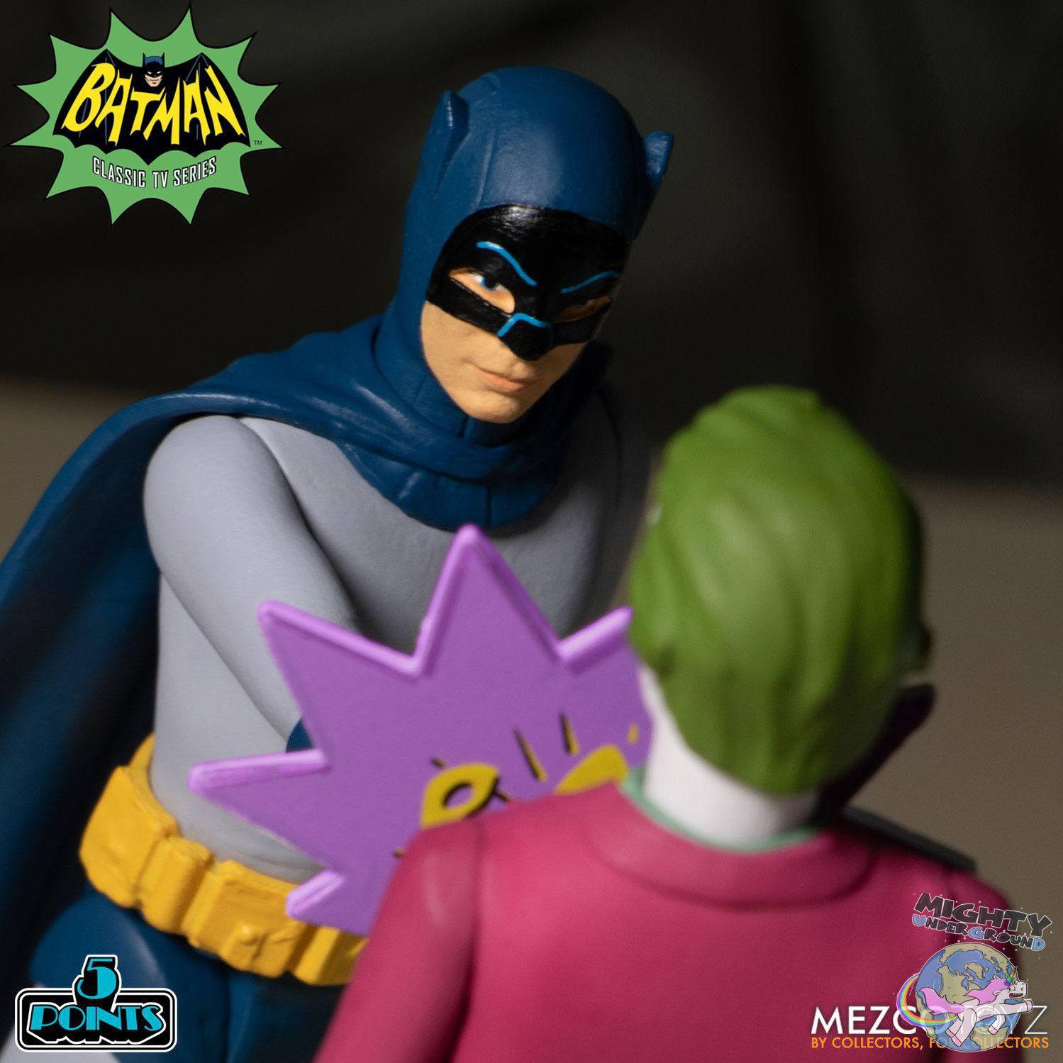 Batman (1966): Classic TV Series Deluxe Box Set VORBESTELLUNG!-Actionfiguren-Mezco Toys-mighty-underground