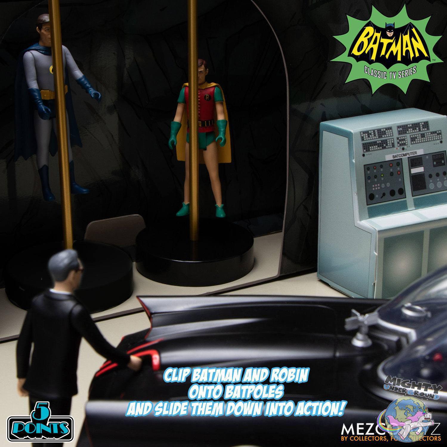 Batman (1966): Classic TV Series Deluxe Box Set VORBESTELLUNG!-Actionfiguren-Mezco Toys-mighty-underground