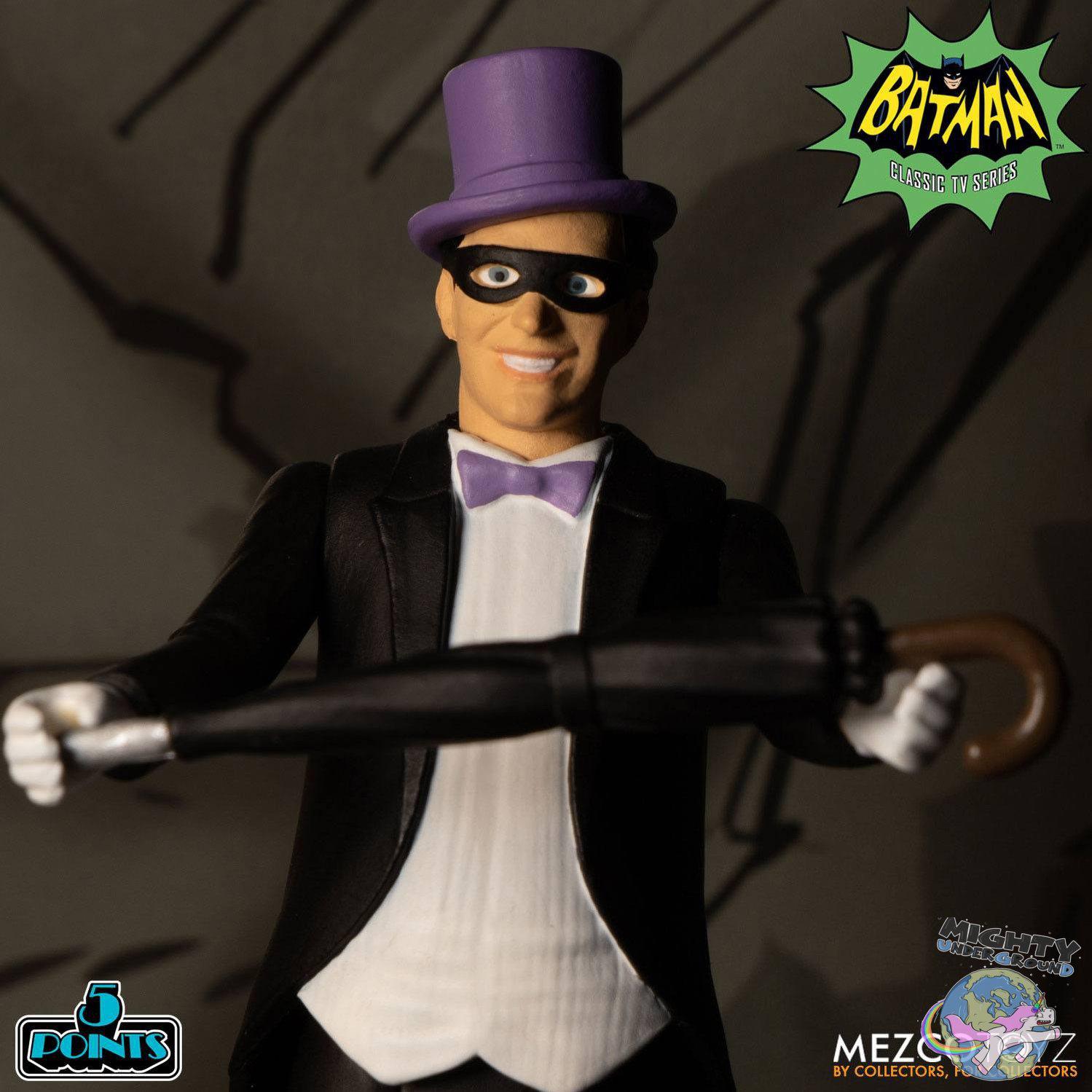 Batman (1966): Classic TV Series Deluxe Box Set VORBESTELLUNG!-Actionfiguren-Mezco Toys-mighty-underground