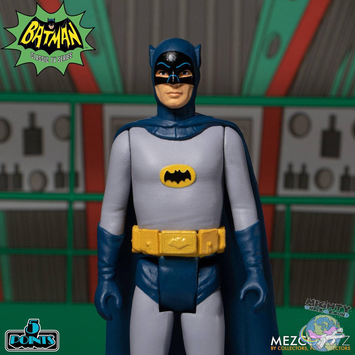 Batman (1966): Classic TV Series Deluxe Box Set VORBESTELLUNG!-Actionfiguren-Mezco Toys-mighty-underground