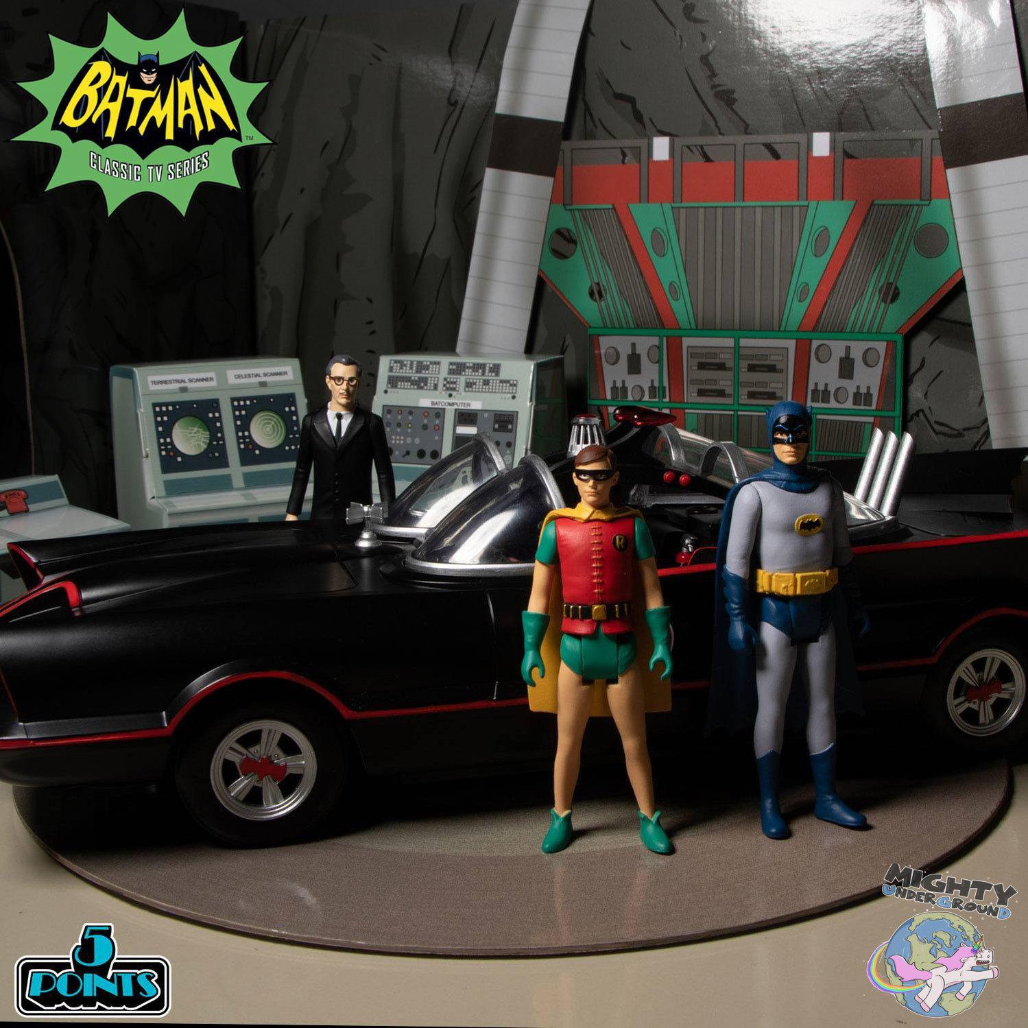 Batman (1966): Classic TV Series Deluxe Box Set VORBESTELLUNG!-Actionfiguren-Mezco Toys-mighty-underground