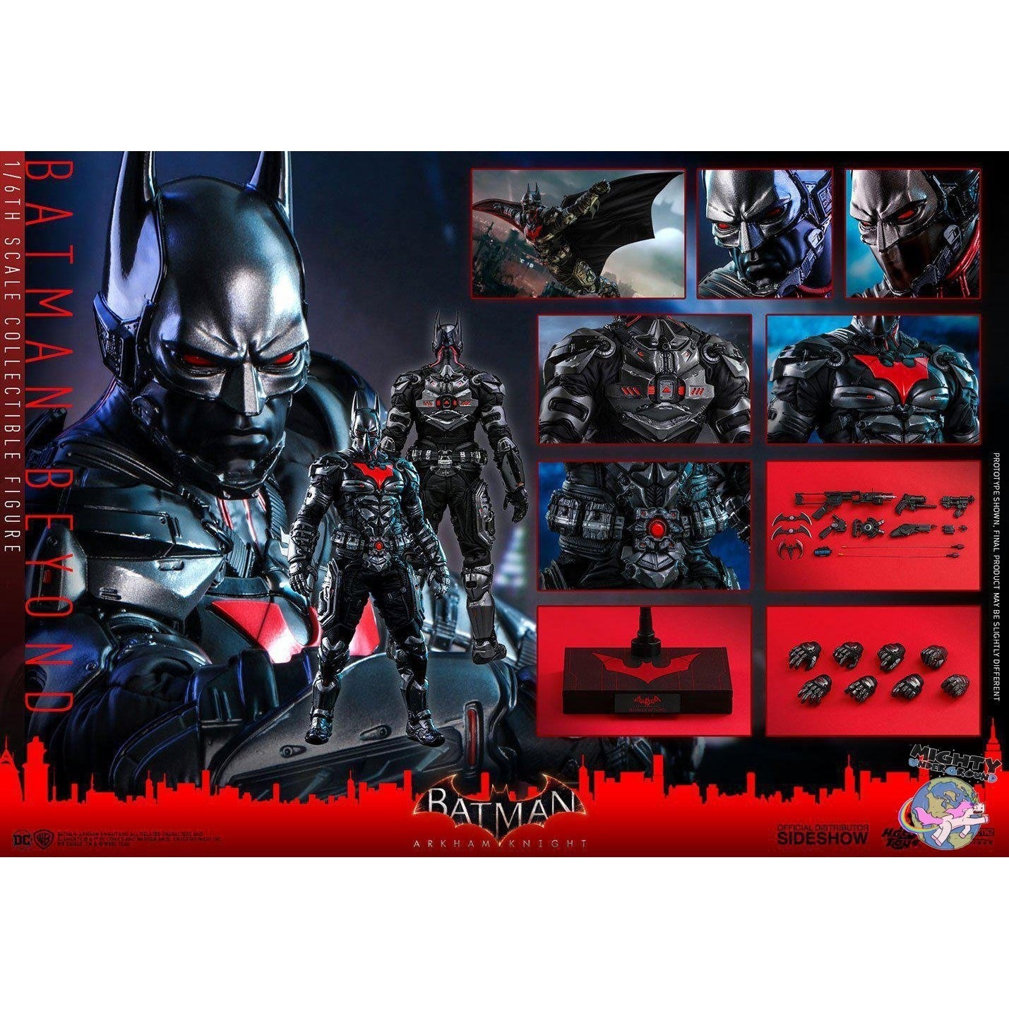 Batman Arkham Knight - Batman Beyond 1/6 VORBESTELLUNG!-Actionfiguren-Hot Toys-Mighty Underground