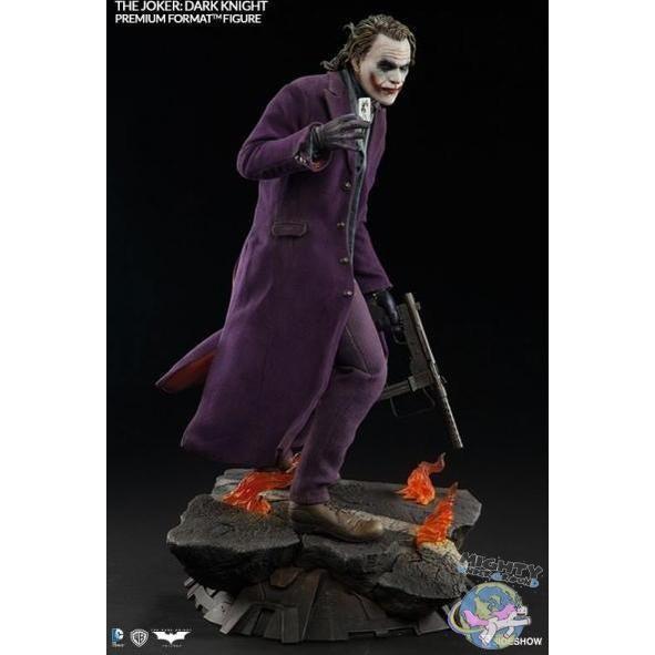 Batman The Dark Knight: The Joker - Premium Format Statue-Statue-Sideshow-mighty-underground