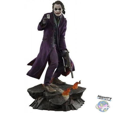 Batman The Dark Knight: The Joker - Premium Format Statue-Statue-Sideshow-mighty-underground