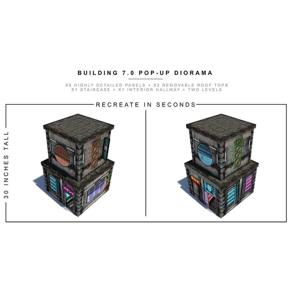 Building 7.0 Pop-Up - Diorama - 1/18-Actionfiguren-Extreme Sets-Mighty Underground
