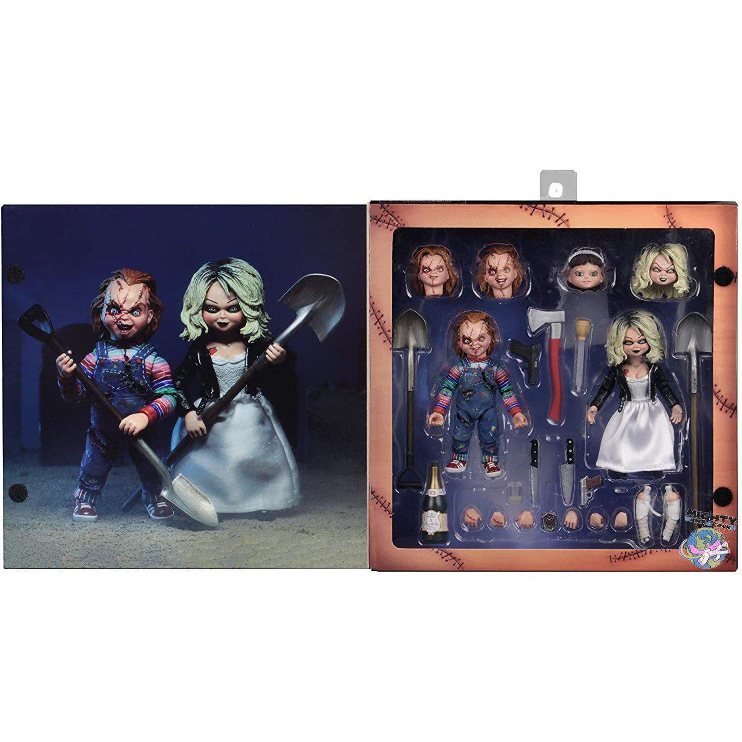 Chucky: Ultimate Chucky and Tiffany-Actionfiguren-NECA-mighty-underground