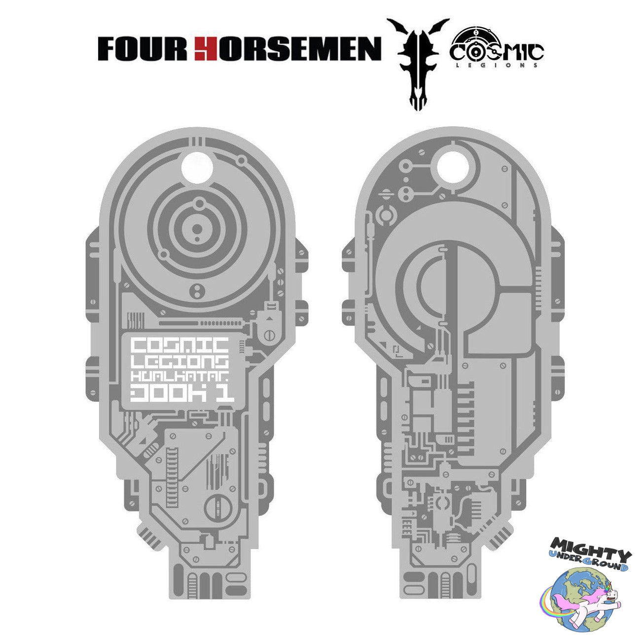 Cosmic Legions: Coin / Skull Set-Actionfiguren-Four Horsemen Toy Design-Mighty Underground