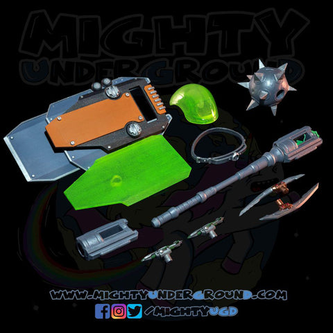 Cosmic Legions: Gravenight Weapons Pack-Actionfiguren-Four Horsemen Toy Design-Mighty Underground