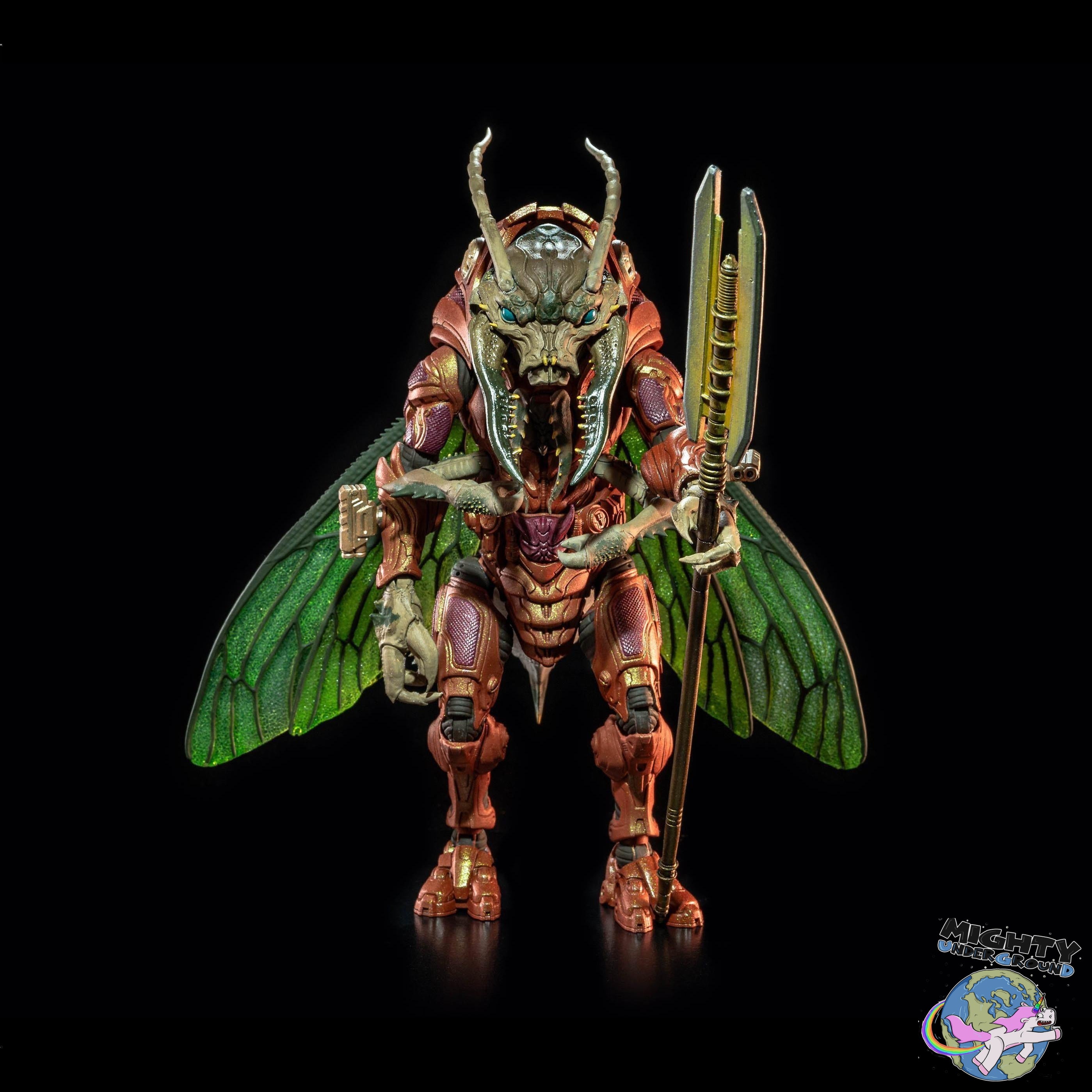 Cosmic Legions: Sphexxian Block Commander (Deluxe)-Actionfiguren-Four Horsemen Toy Design-Mighty Underground