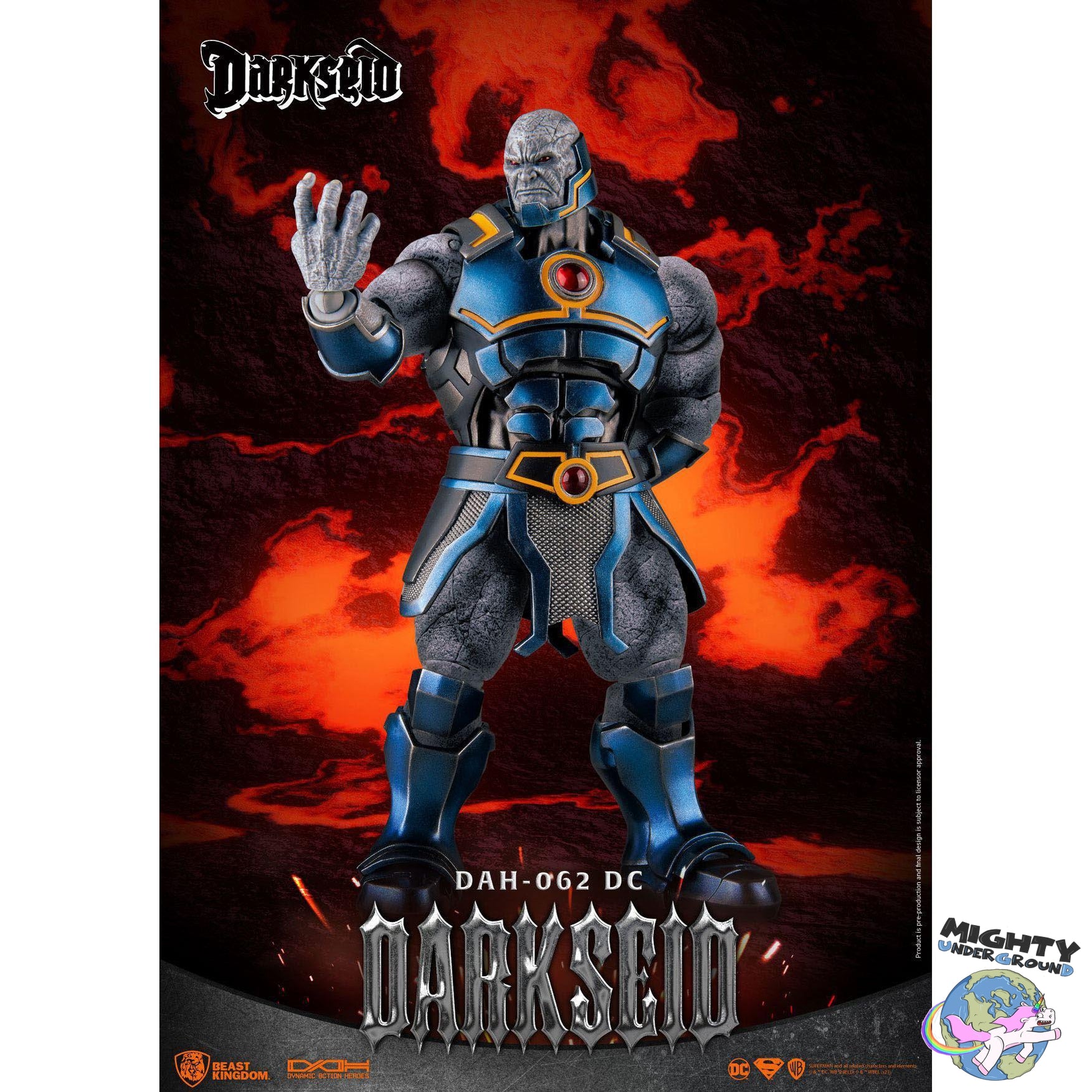 DC Comics: Darkseid 1/9-Actionfiguren-Beast Kingdom-Mighty Underground