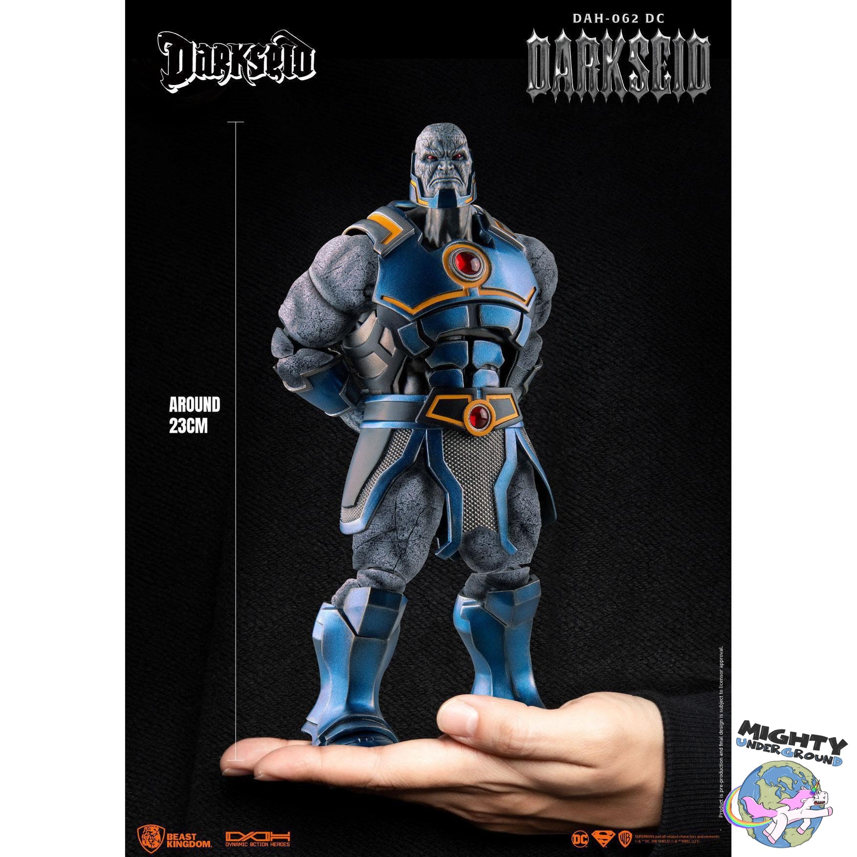 DC Comics: Darkseid 1/9-Actionfiguren-Beast Kingdom-Mighty Underground