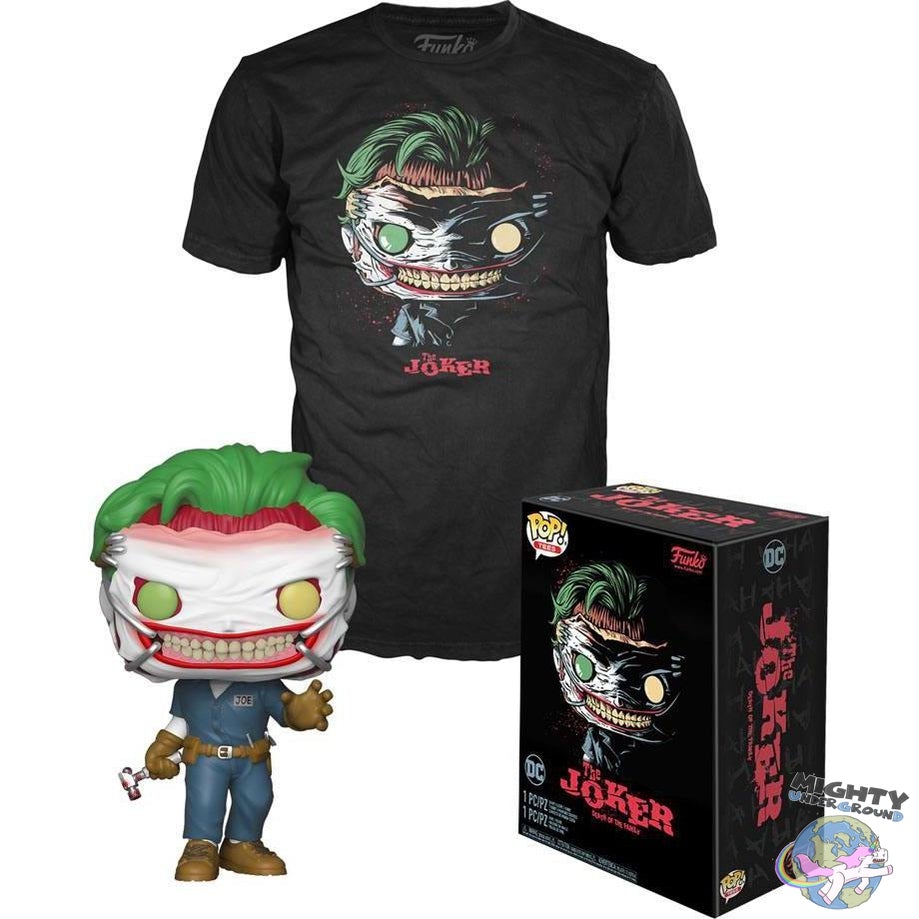 DC Comics: Joker - Death of a Family (GitD) - POP! & Tee-POP! + Funkos-Funko-mighty-underground