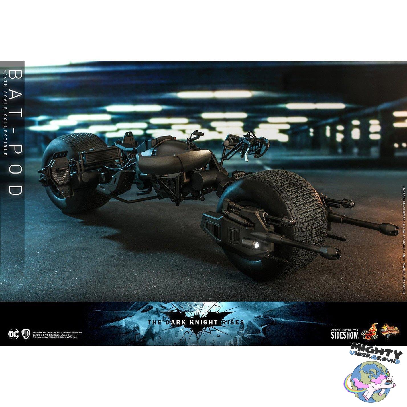 DC Comics: The Dark Knight Rises - Bat-Pod 1/6 VORBESTELLUNG!-Actionfiguren-Hot Toys-Mighty Underground