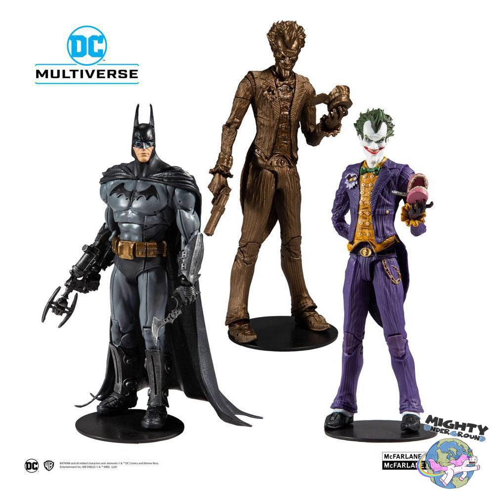 DC Gaming: Batman Arkham Asylum 3-Set-Actionfiguren-McFarlane Toys-Mighty Underground