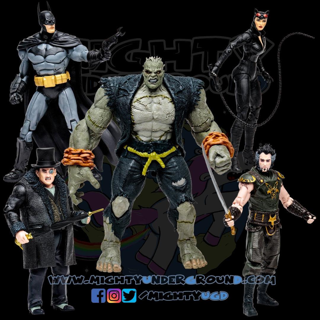 DC Multiverse: Batman Arkham City - 4 Figuren + Solomon Grundy BAF-Set-Actionfiguren-McFarlane Toys-Mighty Underground