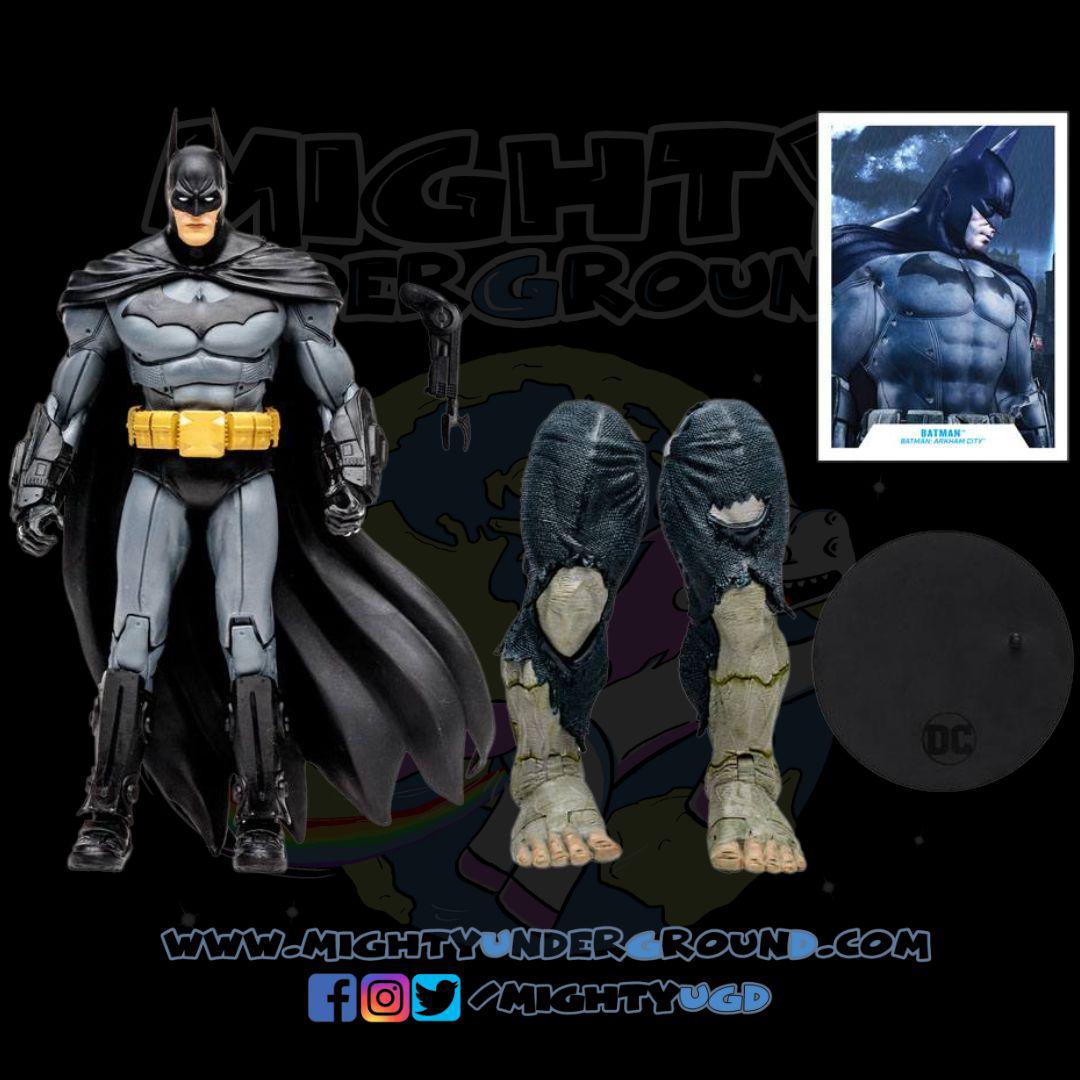 DC Multiverse: Batman Arkham City - 4 Figuren + Solomon Grundy BAF-Set-Actionfiguren-McFarlane Toys-Mighty Underground