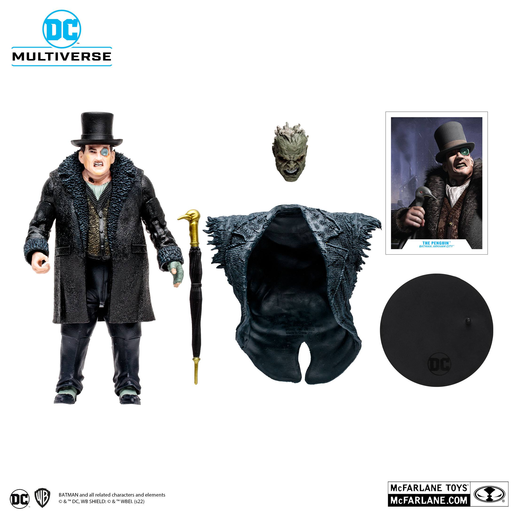 DC Multiverse: Batman Arkham City - 4 Figuren + Solomon Grundy BAF-Set-Actionfiguren-McFarlane Toys-Mighty Underground