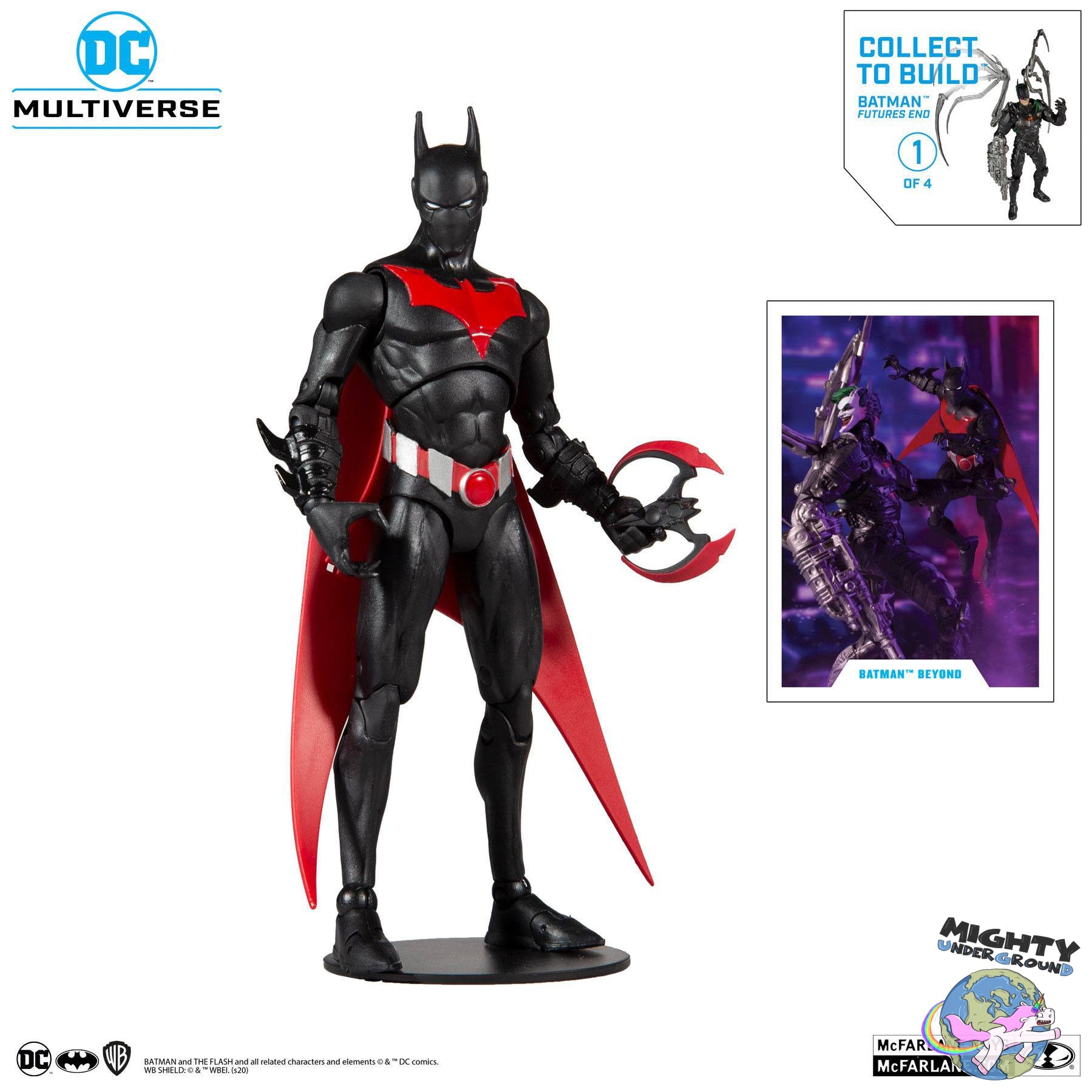 DC Multiverse: Batman Beyond - 4 Figuren + Jokerbot BAF-Set-Actionfiguren-McFarlane Toys-Mighty Underground