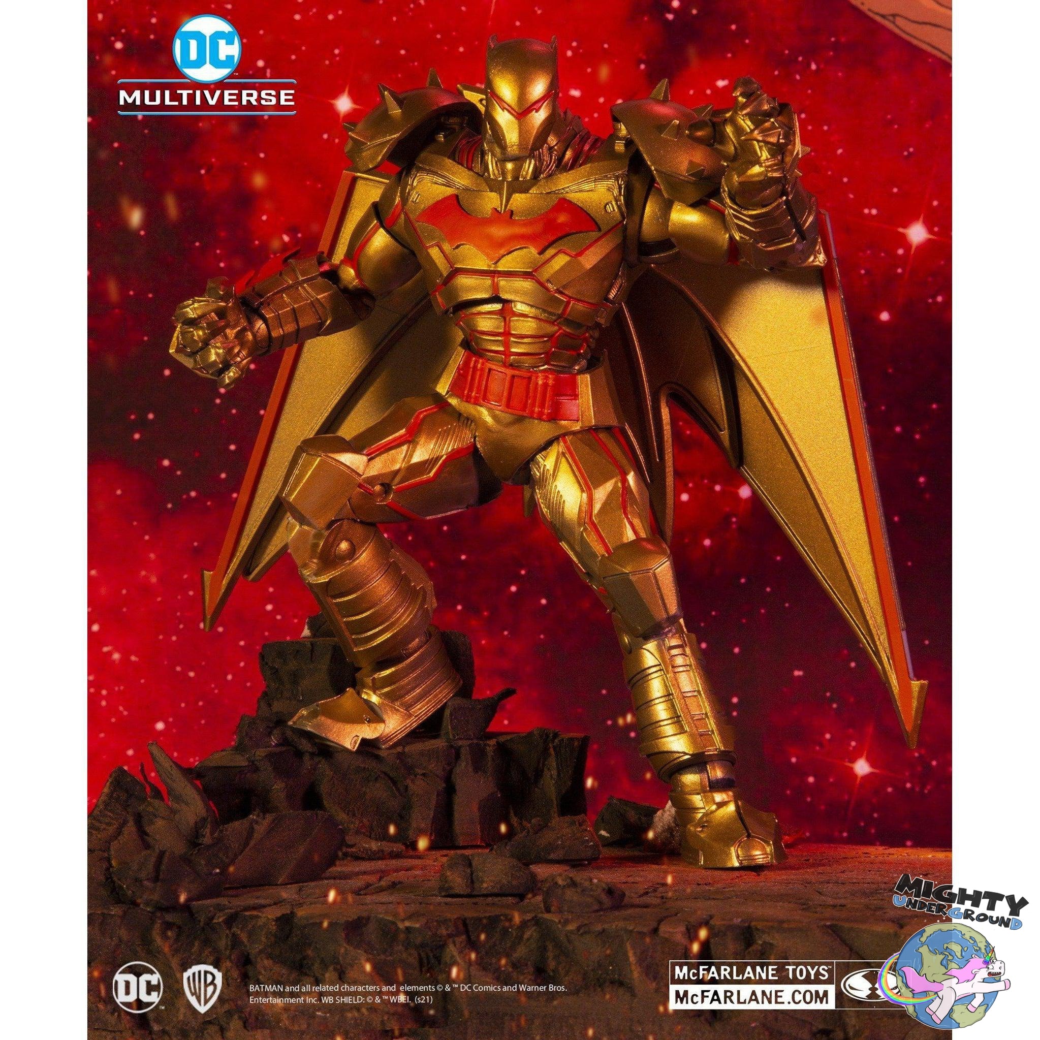 DC Multiverse: Batman Hellbat Suit (Gold Edition) VORBESTELLUNG!-Actionfiguren-McFarlane Toys-Mighty Underground