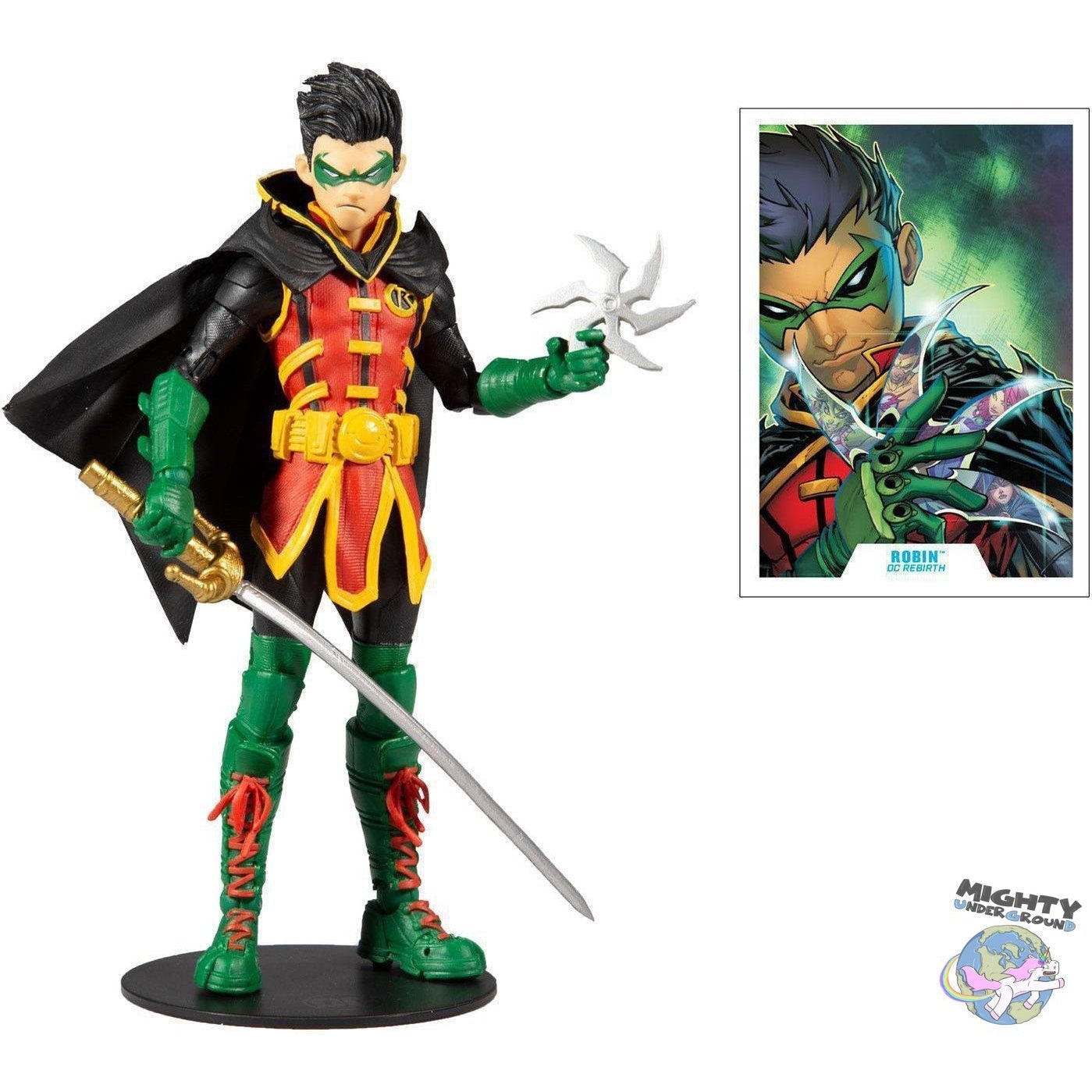 DC Multiverse: Damian Wayne as Robin VORBESTELLUNG!-Actionfiguren-McFarlane Toys-mighty-underground