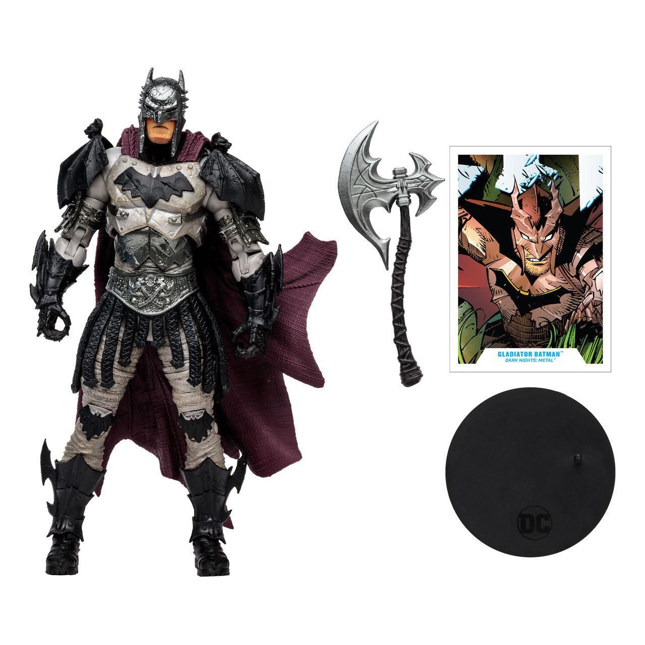 DC Multiverse: Gladiator Batman (Dark Metal)-Actionfiguren-McFarlane Toys-Mighty Underground