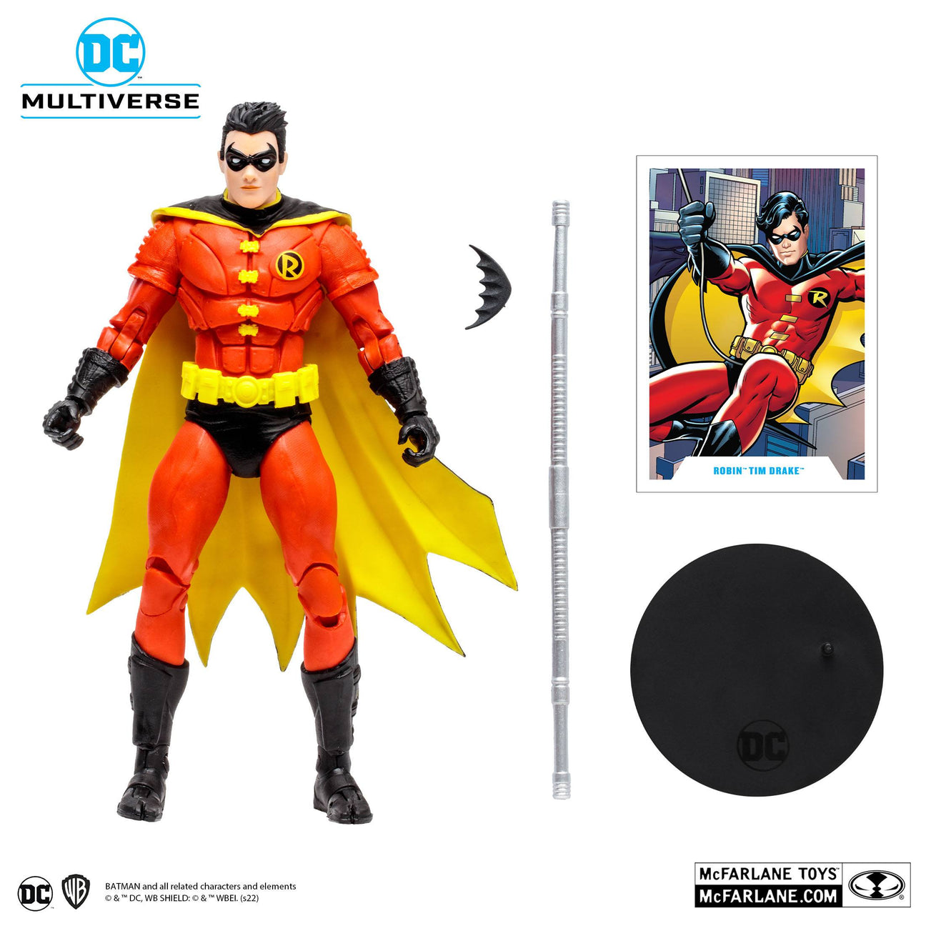 DC Multiverse: Robin (Tim Drake, Gold Label)-Actionfiguren-McFarlane Toys-Mighty Underground