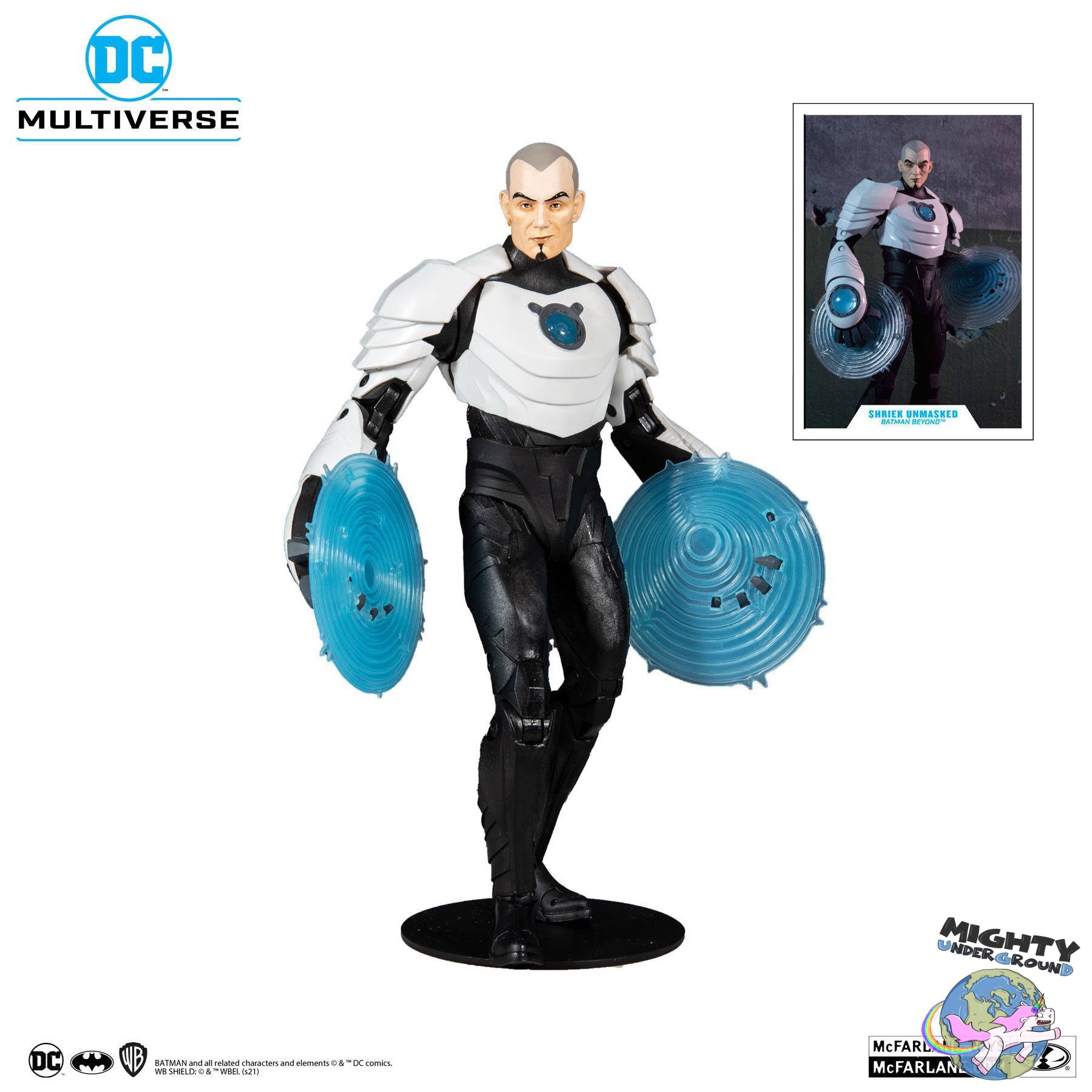 DC Multiverse: Shriek (Unmasked, Batman Beyond)-Actionfiguren-McFarlane Toys-Mighty Underground