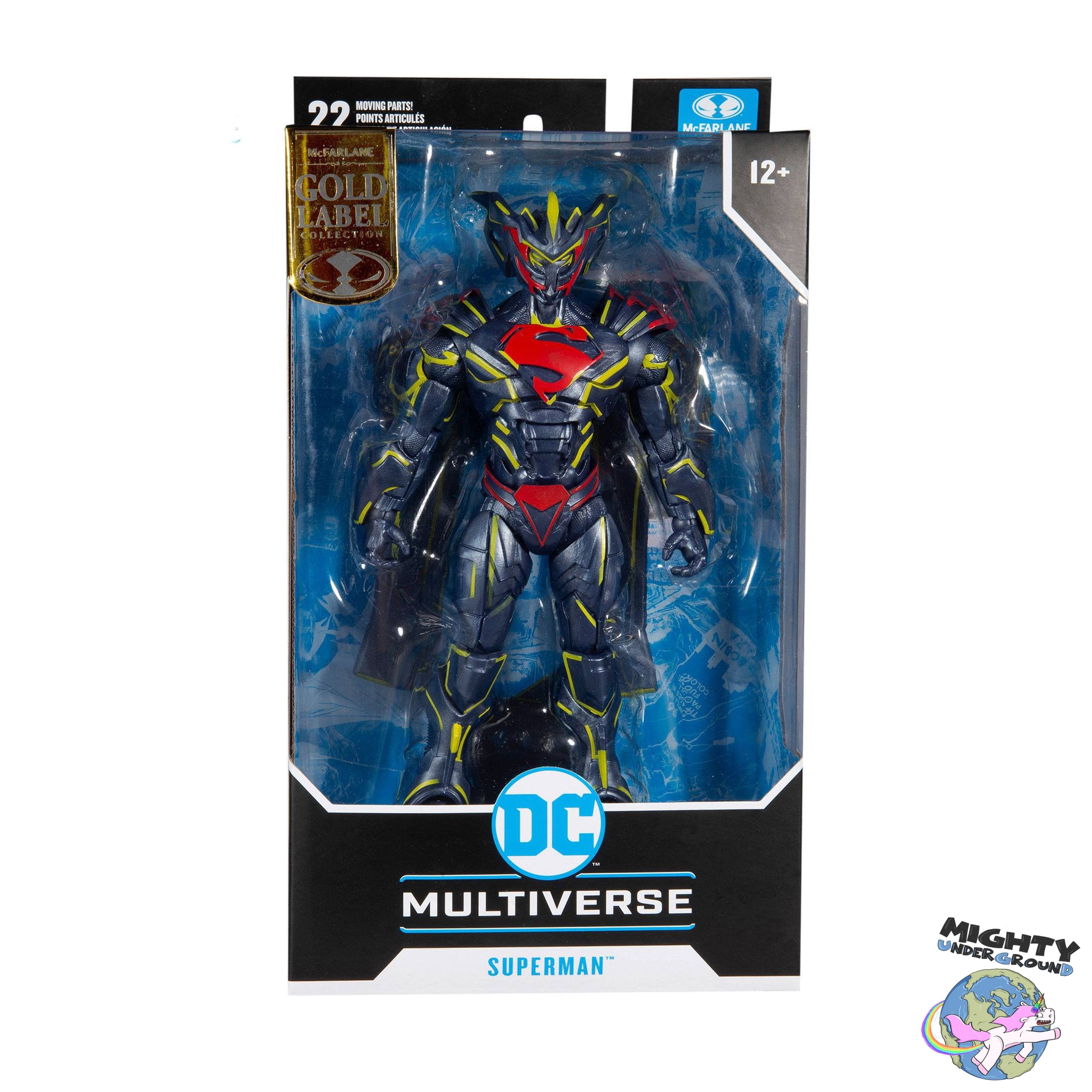 DC Multiverse: Superman (Energized Unchained Armor, Gold Label)-Actionfiguren-McFarlane Toys-Mighty Underground