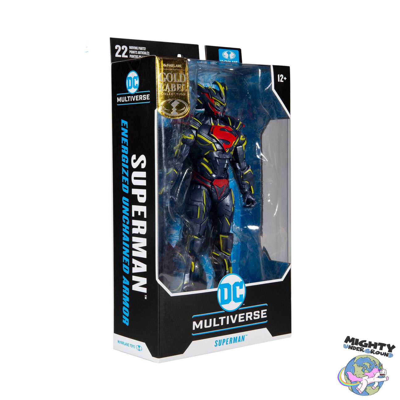 DC Multiverse: Superman (Energized Unchained Armor, Gold Label)-Actionfiguren-McFarlane Toys-Mighty Underground