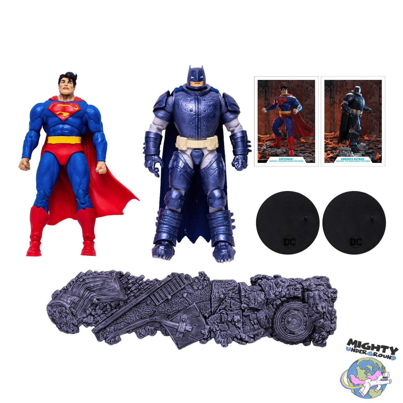 DC Multiverse: Superman VS Armored Batman-Actionfiguren-McFarlane Toys-Mighty Underground