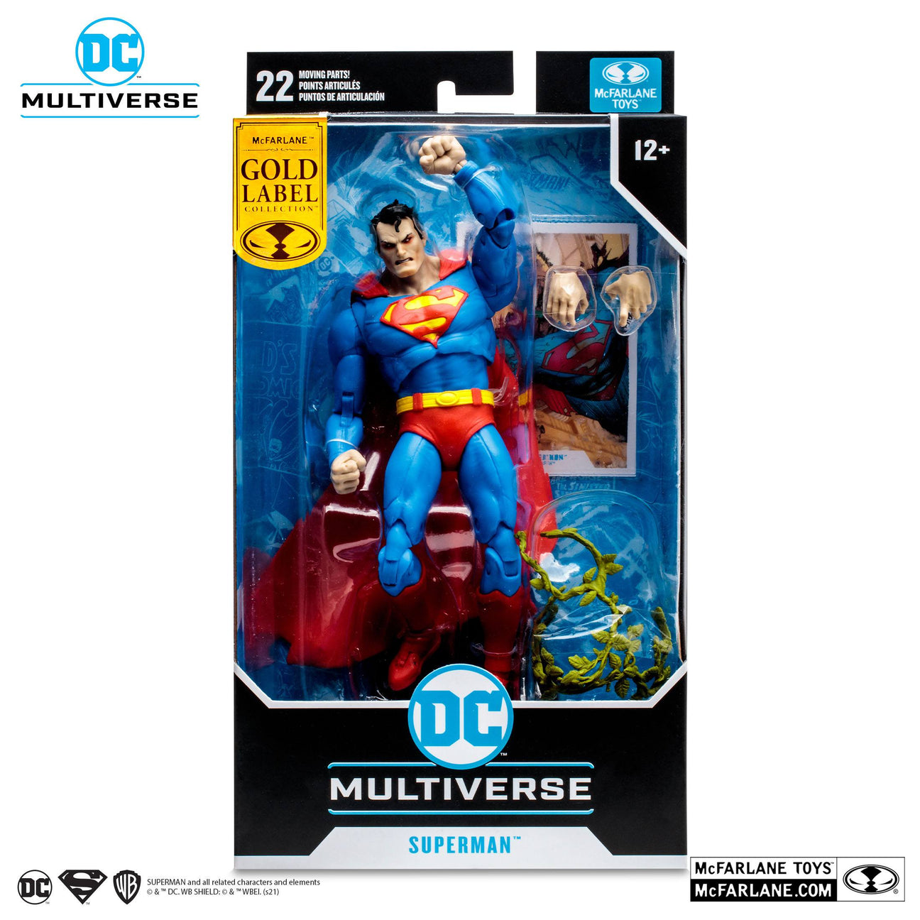 DC Multiverse: Superman (Variant, Gold Label)-Actionfiguren-McFarlane Toys-Mighty Underground