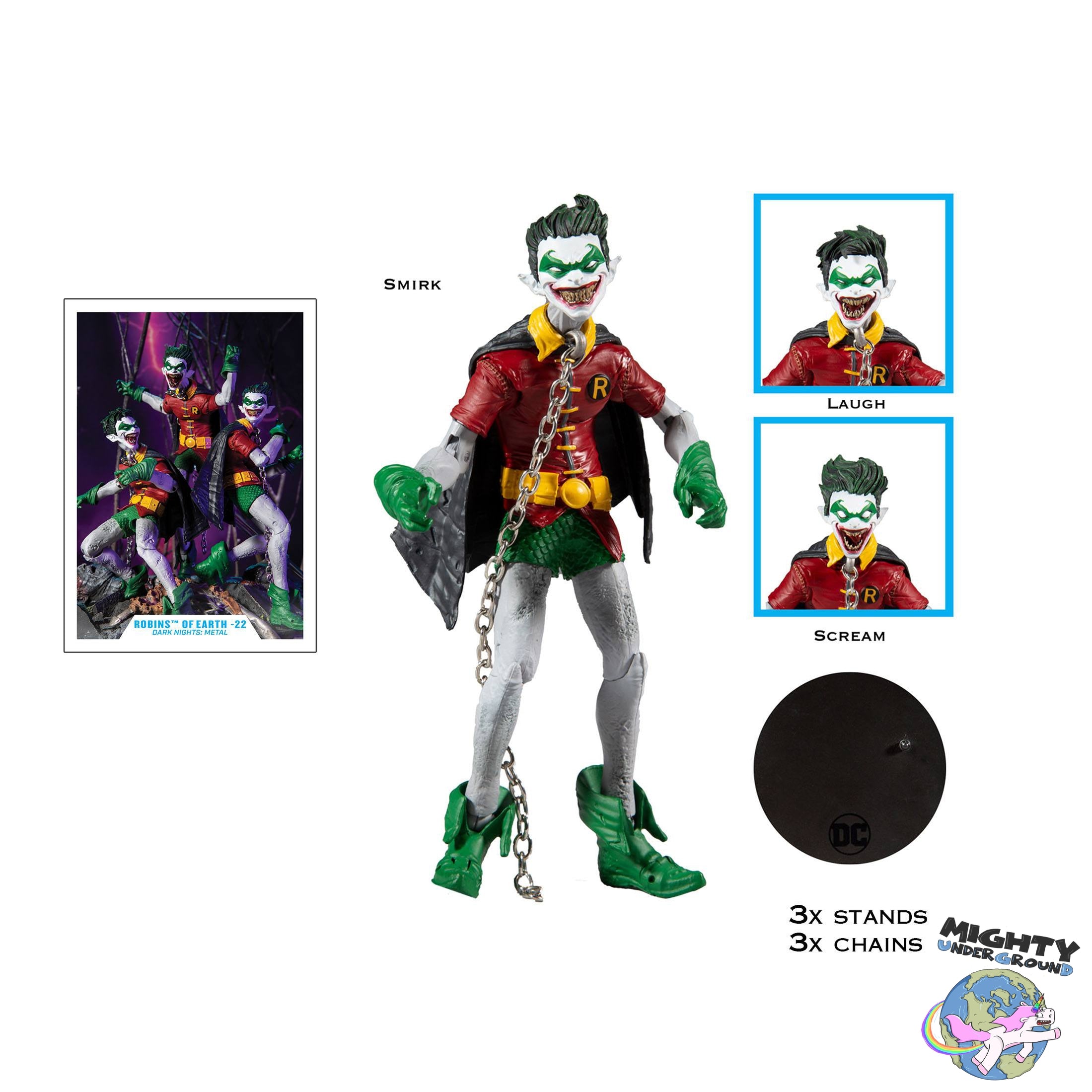 DC Multiverse: The Batman Who Laughs & Robins of Earth-22 (Dark Nights: Metal) - 4-Pack-Actionfiguren-McFarlane Toys-Mighty Underground