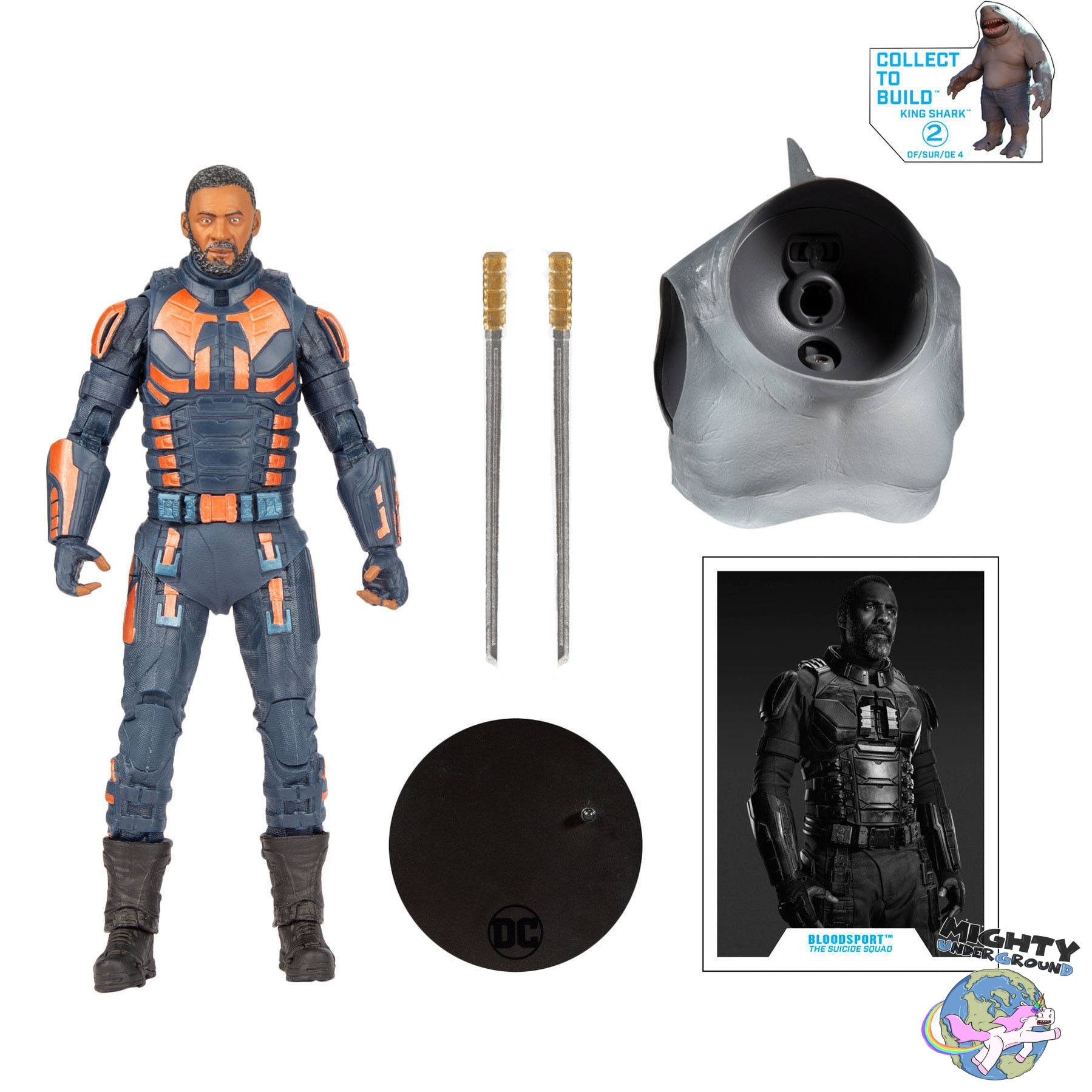 DC Multiverse The Suicide Squad: Bloodsport (Unmasked)-Actionfiguren-McFarlane Toys-Mighty Underground