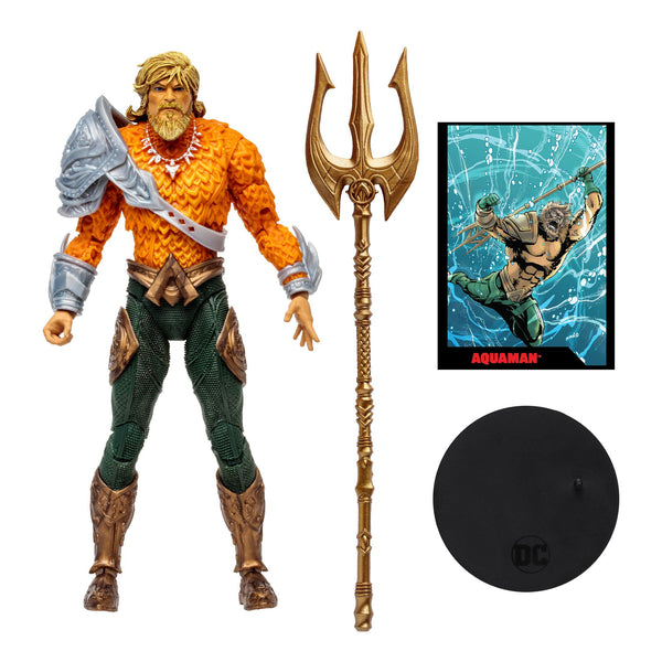 DC Page Punchers: Aquaman - Actionfigur & Comic - 7 inch-Actionfiguren-McFarlane Toys-Mighty Underground