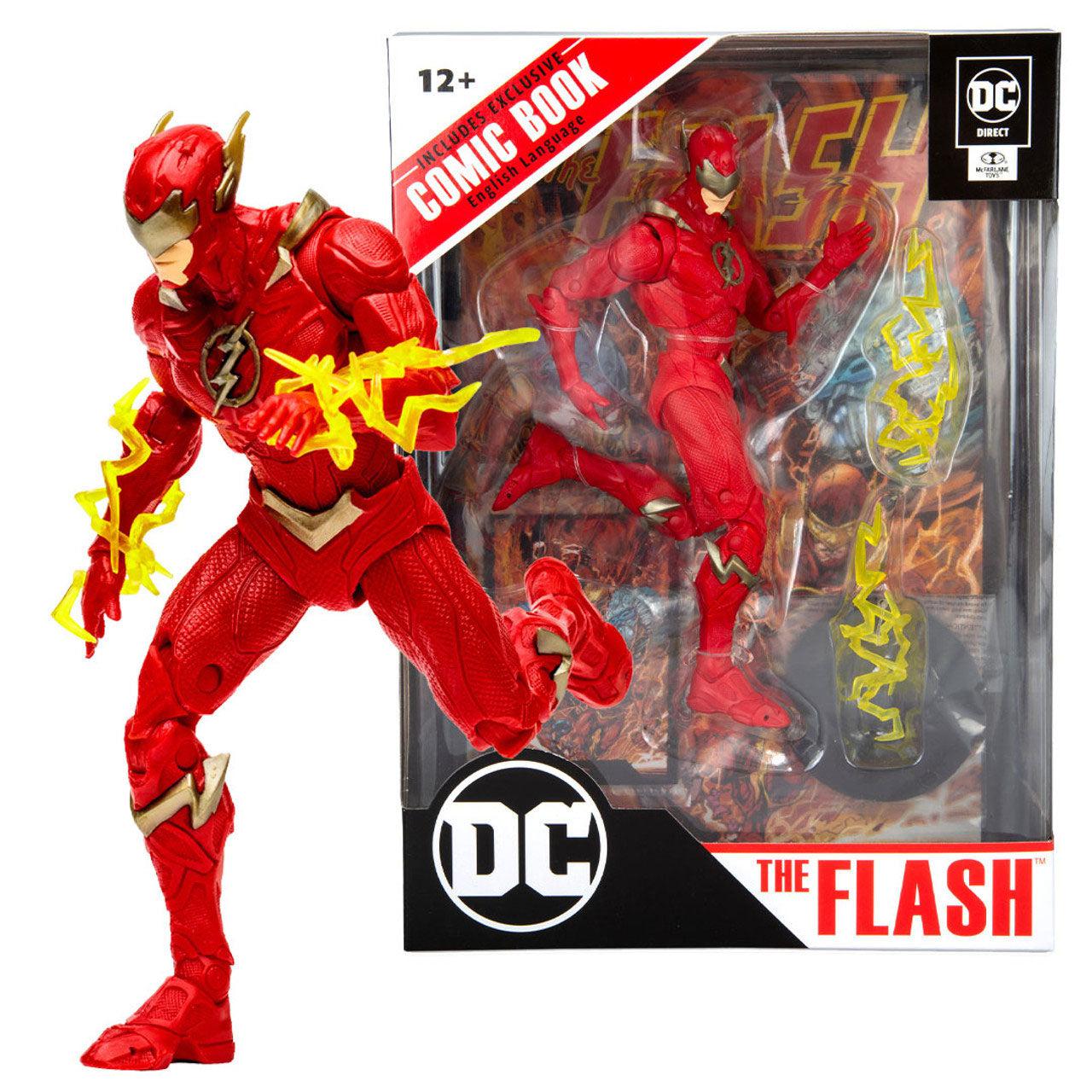 DC Page Punchers: Barry Allen (The Flash Comic) - Actionfigur & Comic - 7 inch-Actionfiguren-McFarlane Toys-Mighty Underground