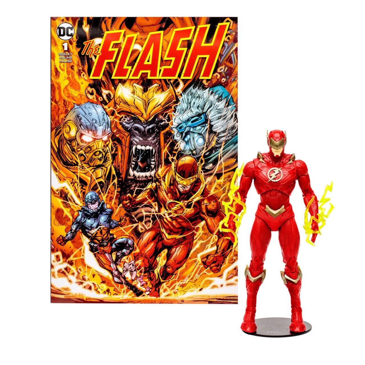 DC Page Punchers: Barry Allen (The Flash Comic) - Actionfigur & Comic - 7 inch-Actionfiguren-McFarlane Toys-Mighty Underground