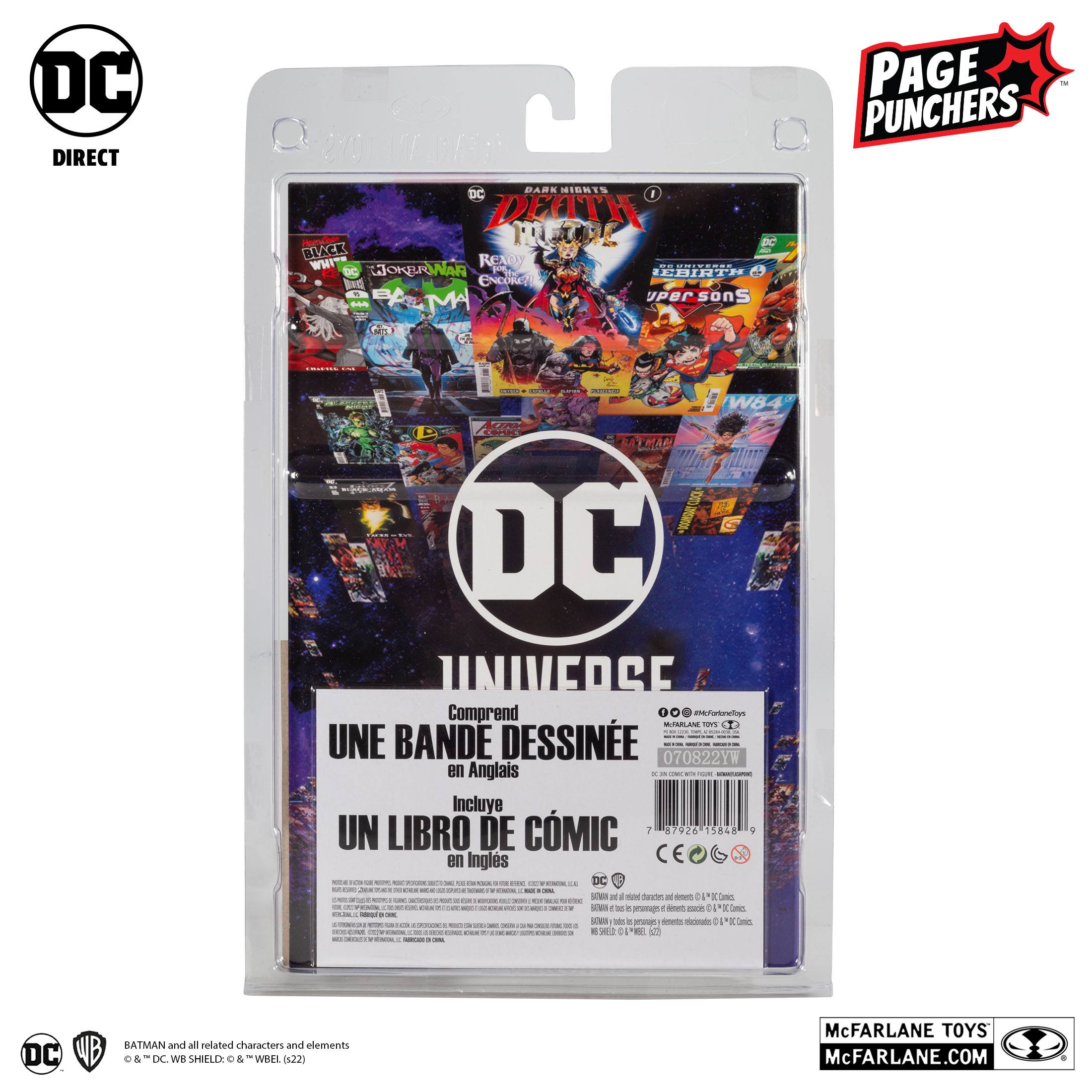 DC Page Punchers: Batman (Flashpoint) - Actionfigur & Comic - 8 cm-Actionfiguren-McFarlane Toys-Mighty Underground