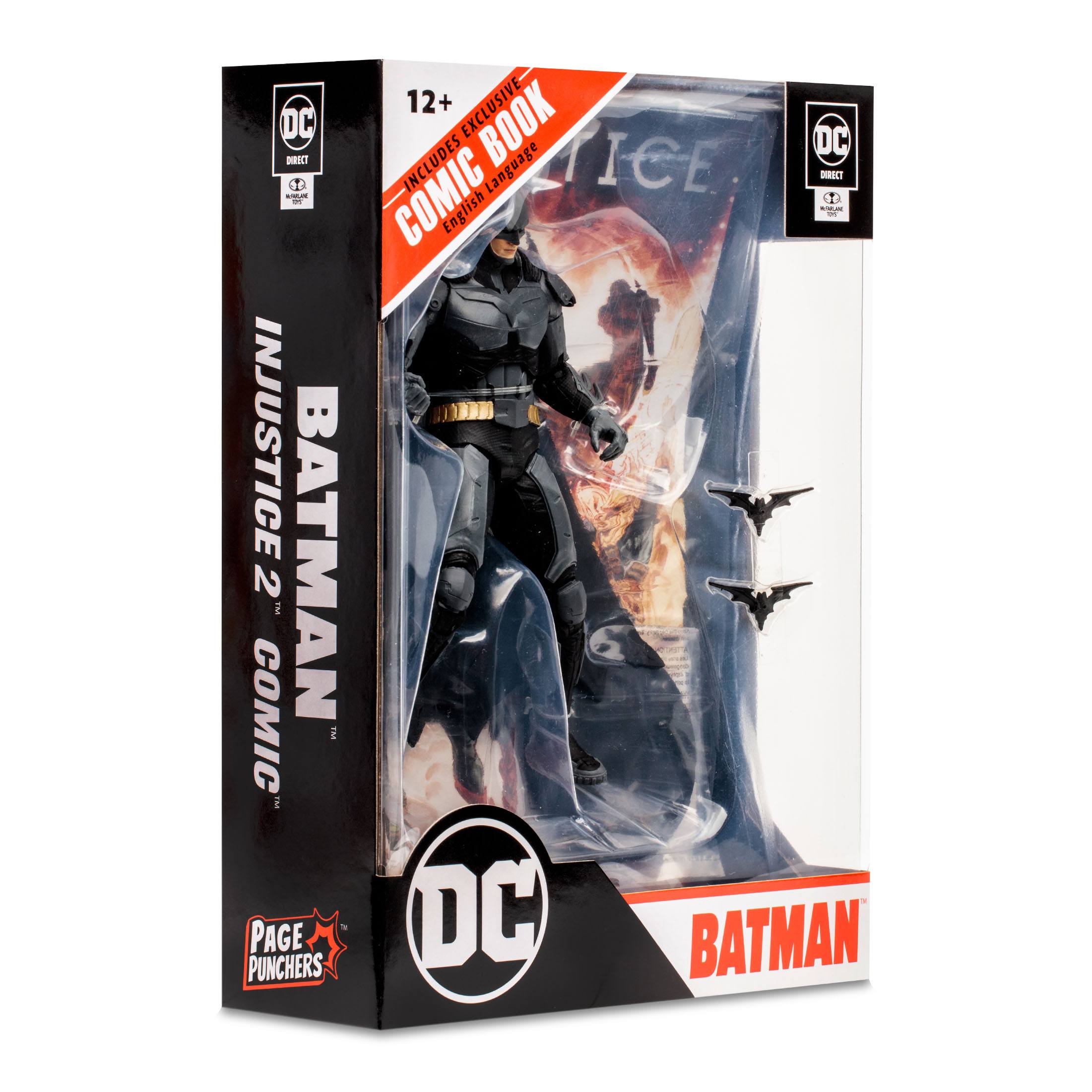 DC Page Punchers: Batman (Injustice 2) - Actionfigur & Comic - 7 inch-Actionfiguren-McFarlane Toys-Mighty Underground