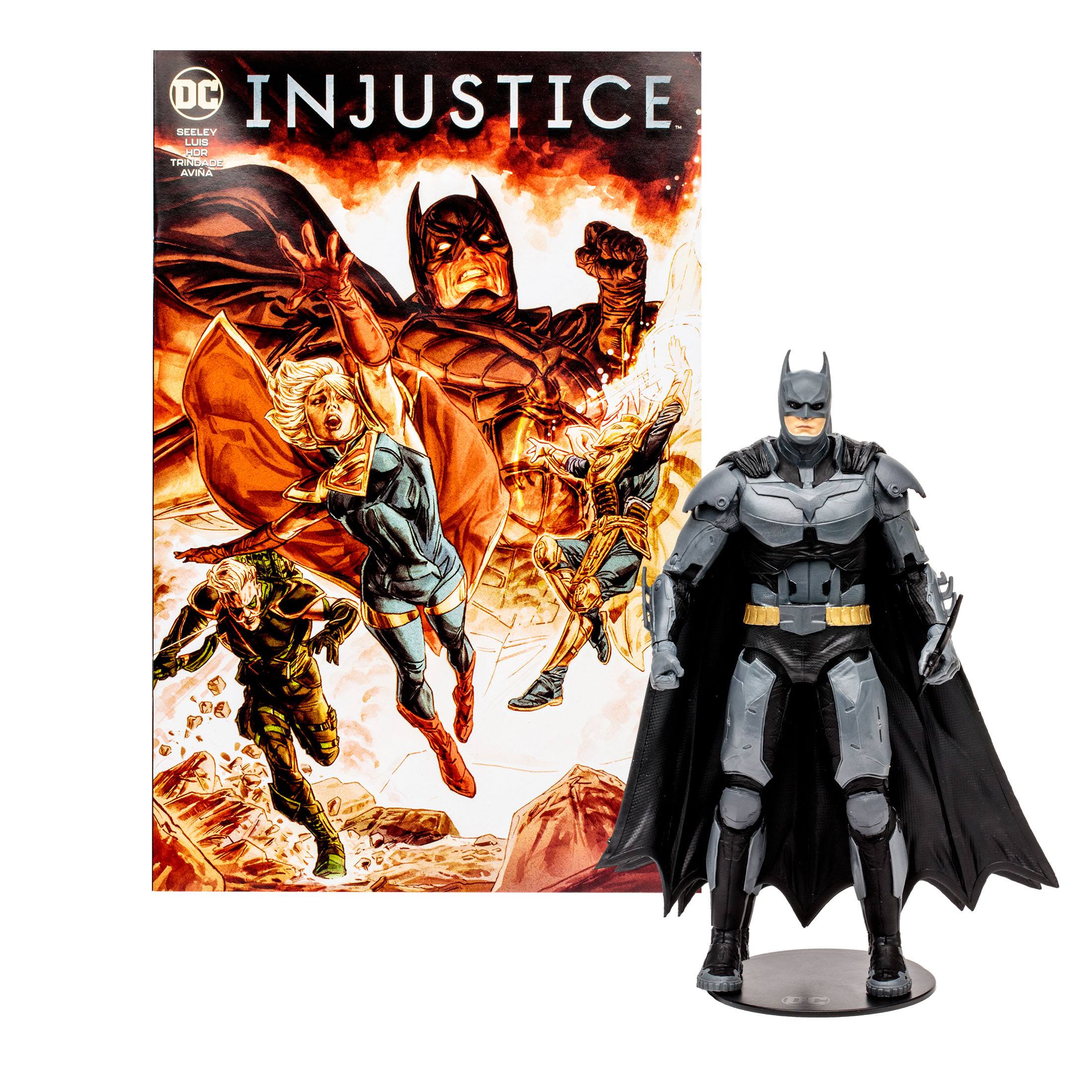 DC Page Punchers: Batman (Injustice 2) - Actionfigur & Comic - 7 inch-Actionfiguren-McFarlane Toys-Mighty Underground