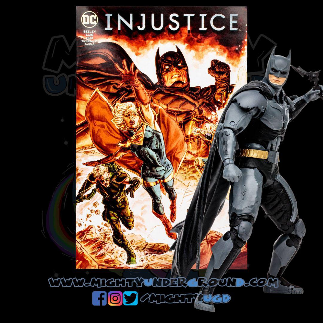 DC Page Punchers: Batman (Injustice 2) - Actionfigur & Comic - 7 inch-Actionfiguren-McFarlane Toys-Mighty Underground