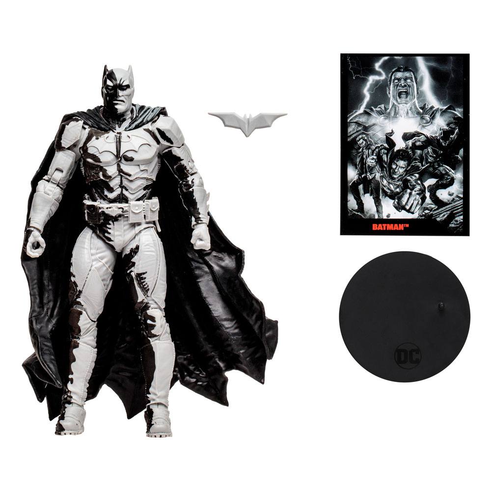 DC Page Punchers: Batman Line Art Variant (SDCC) - Actionfigur & Comic - 7 inch-Actionfiguren-McFarlane Toys-Mighty Underground